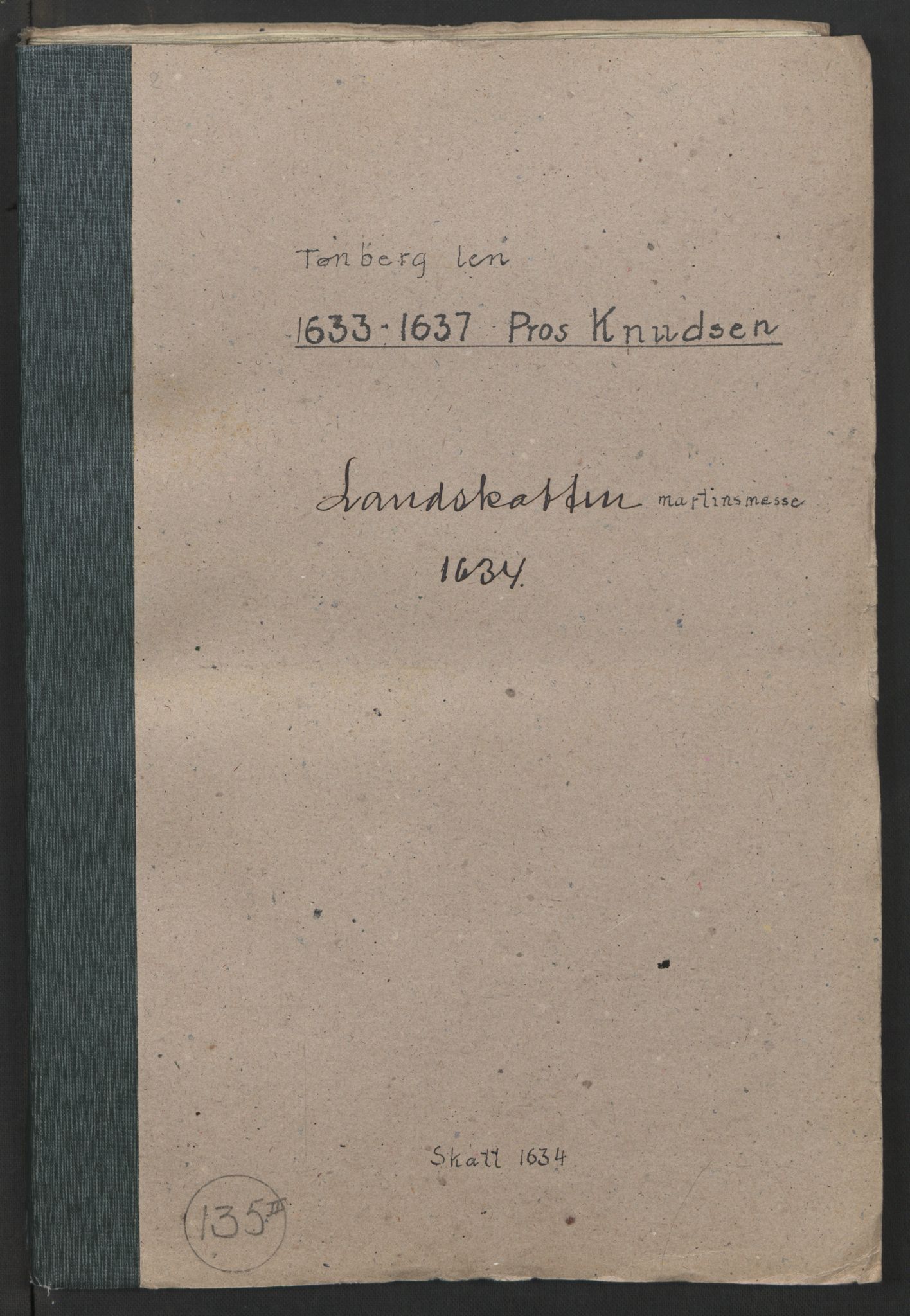Rentekammeret inntil 1814, Reviderte regnskaper, Lensregnskaper, RA/EA-5023/R/Rb/Rbo/L0015: Tønsberg len, 1633-1636