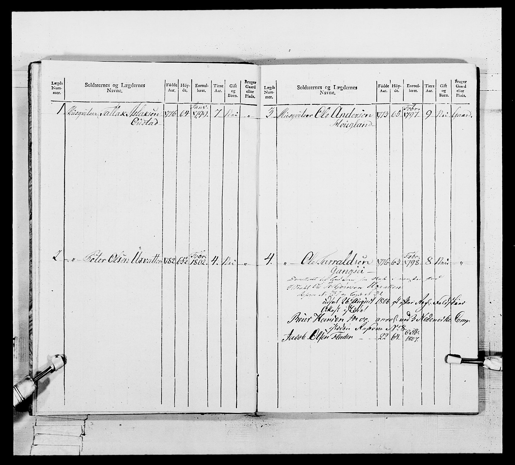 Generalitets- og kommissariatskollegiet, Det kongelige norske kommissariatskollegium, AV/RA-EA-5420/E/Eh/L0109: Vesterlenske nasjonale infanteriregiment, 1806, s. 274