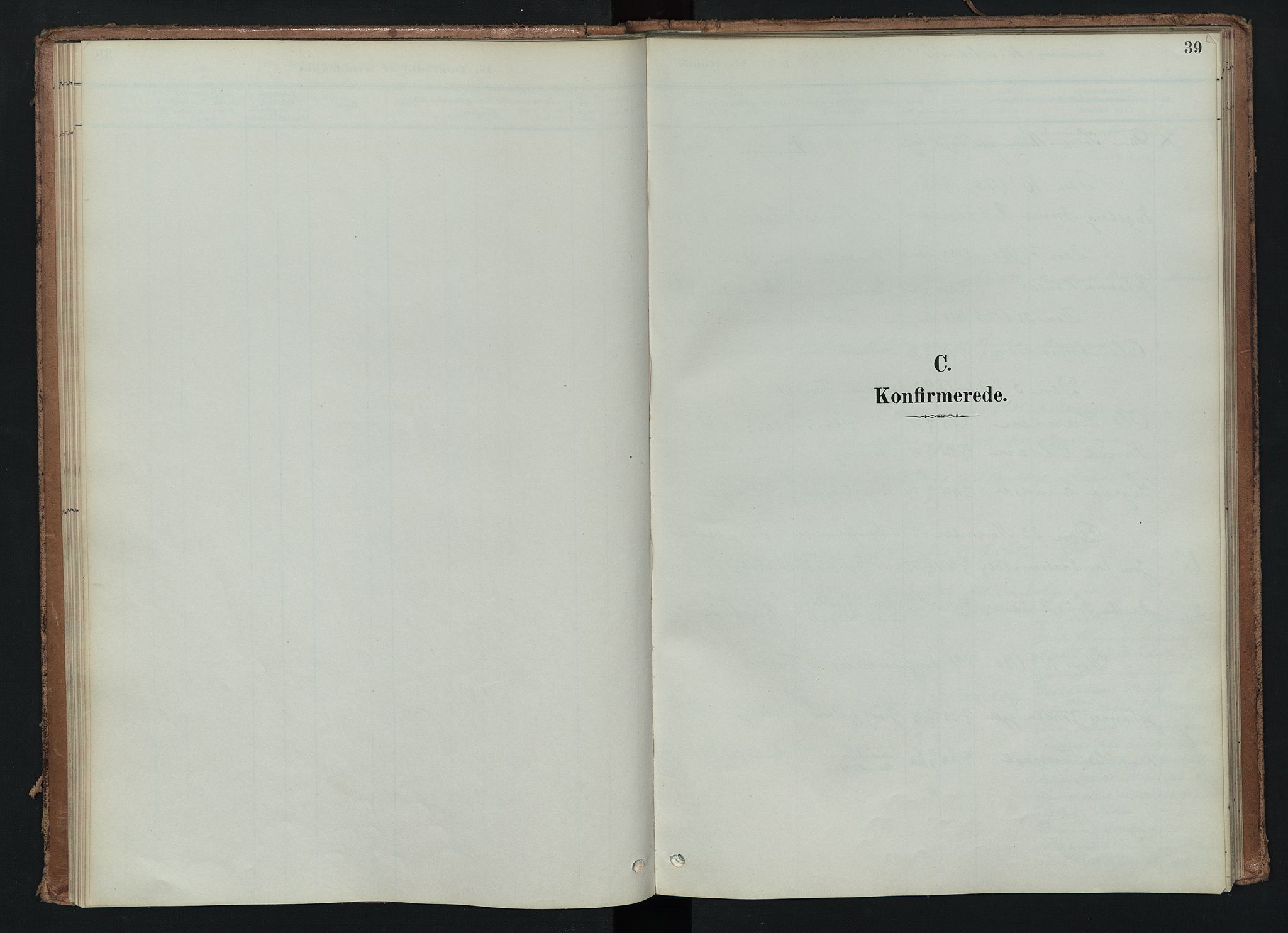Tynset prestekontor, AV/SAH-PREST-058/H/Ha/Haa/L0024: Ministerialbok nr. 24, 1885-1916, s. 39