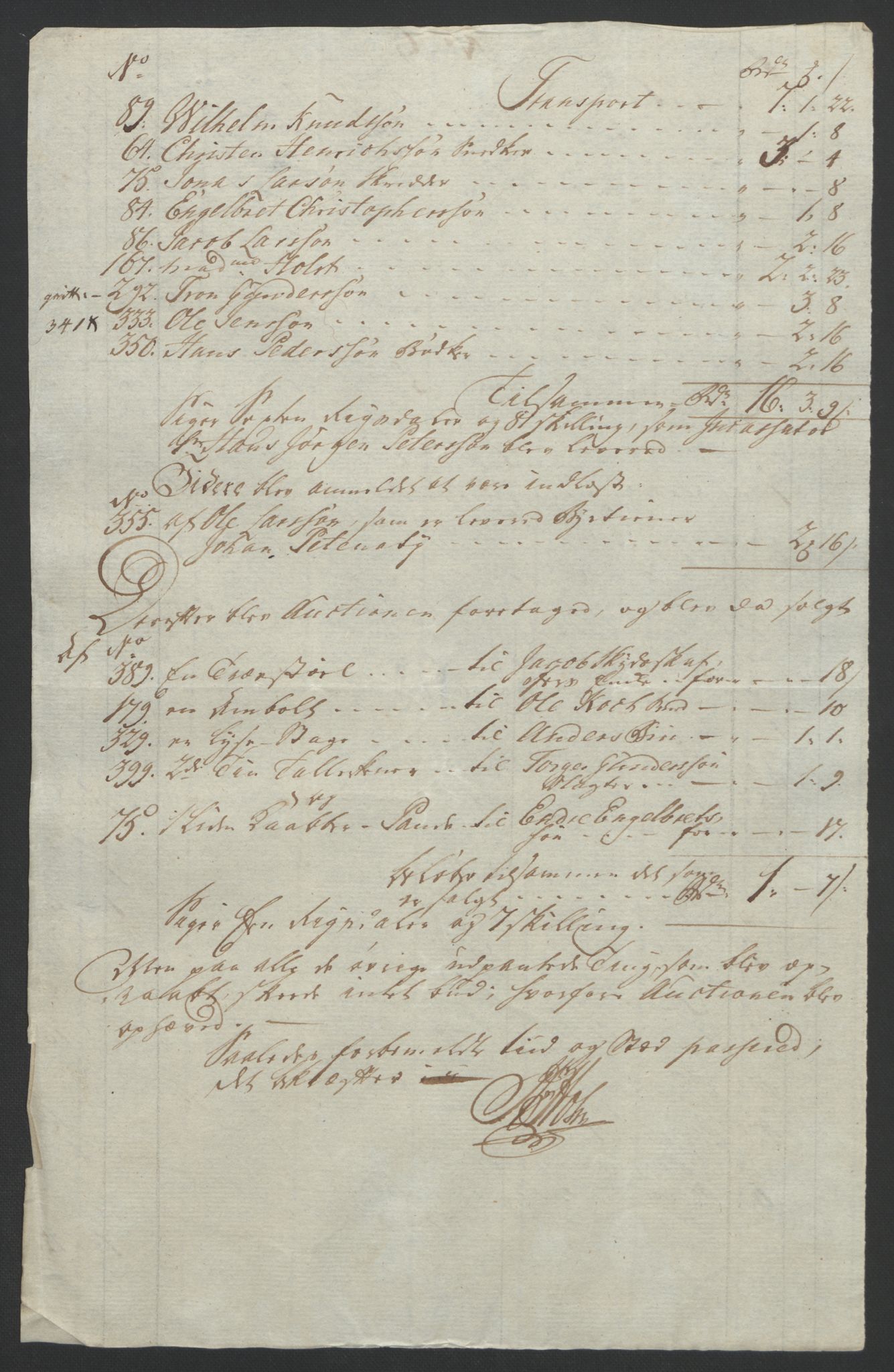 Rentekammeret inntil 1814, Reviderte regnskaper, Byregnskaper, AV/RA-EA-4066/R/Rf/L0119/0001: [F2] Kontribusjonsregnskap / Ekstraskatt, 1762-1767, s. 352