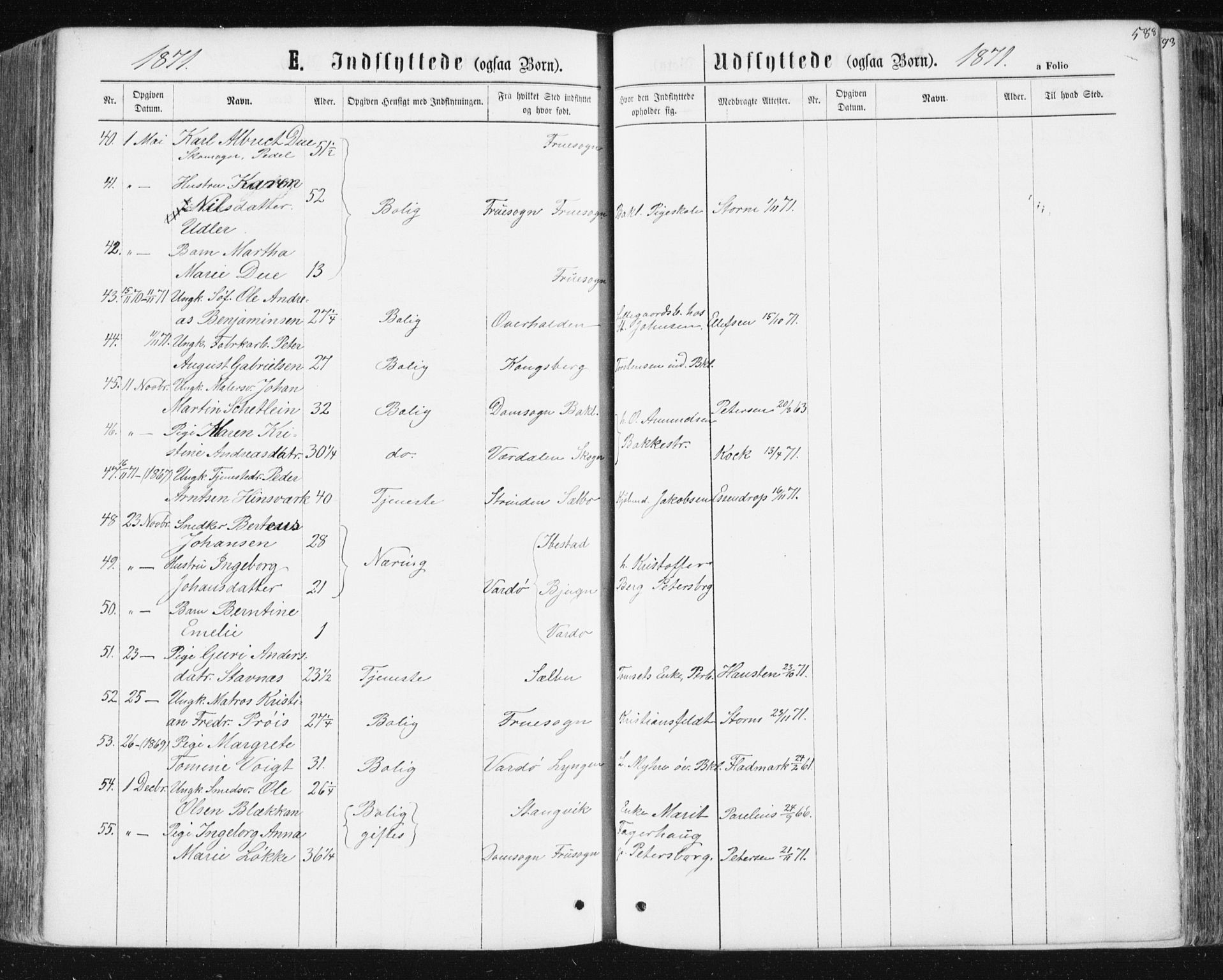 Ministerialprotokoller, klokkerbøker og fødselsregistre - Sør-Trøndelag, SAT/A-1456/604/L0186: Ministerialbok nr. 604A07, 1866-1877, s. 588