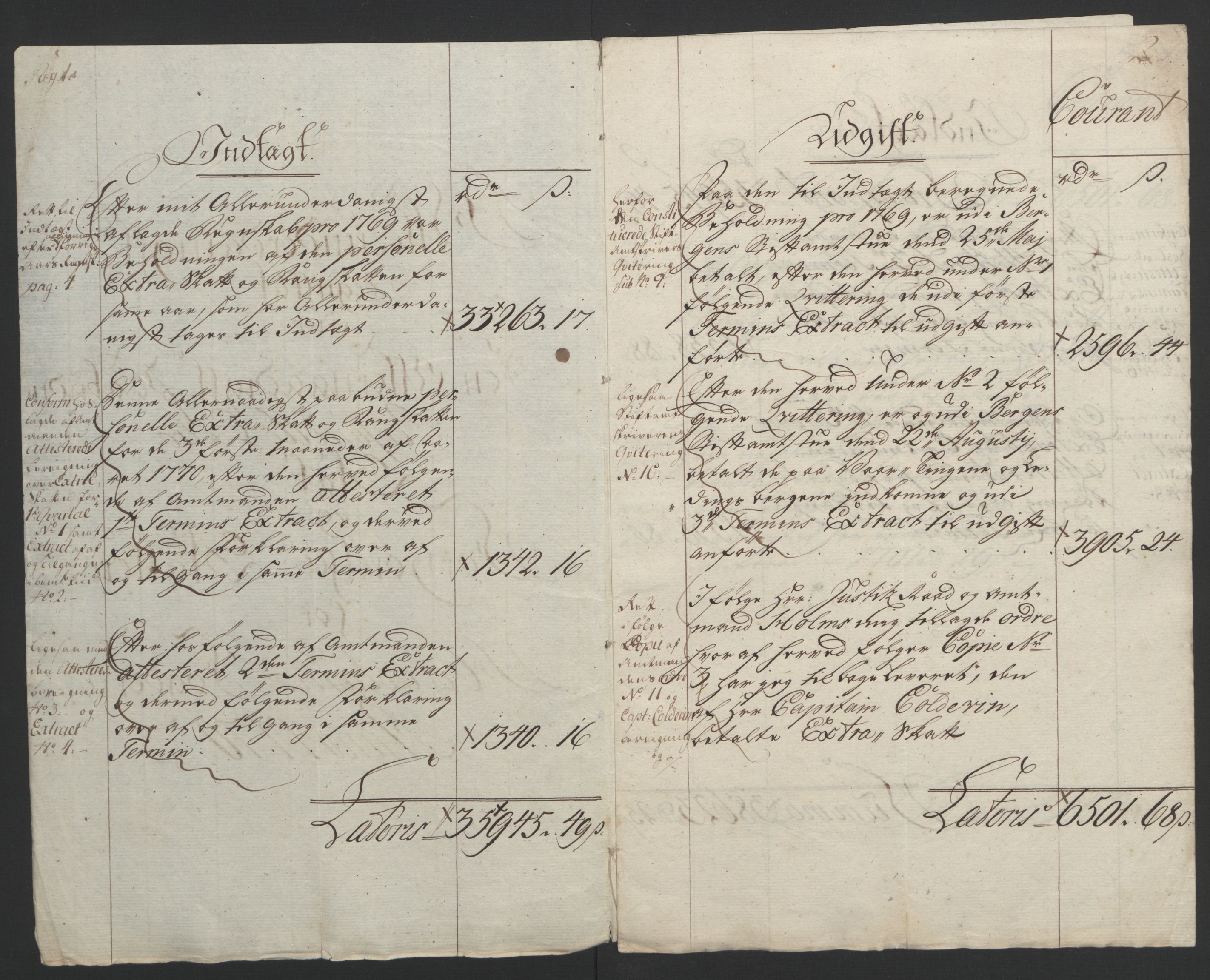 Rentekammeret inntil 1814, Reviderte regnskaper, Fogderegnskap, RA/EA-4092/R65/L4573: Ekstraskatten Helgeland, 1762-1772, s. 256