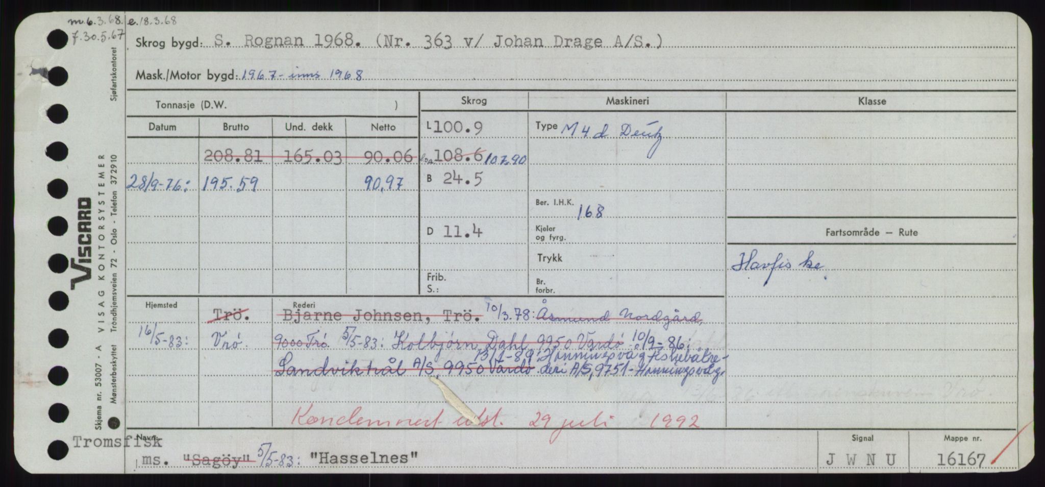 Sjøfartsdirektoratet med forløpere, Skipsmålingen, RA/S-1627/H/Hd/L0014: Fartøy, H-Havl, s. 371