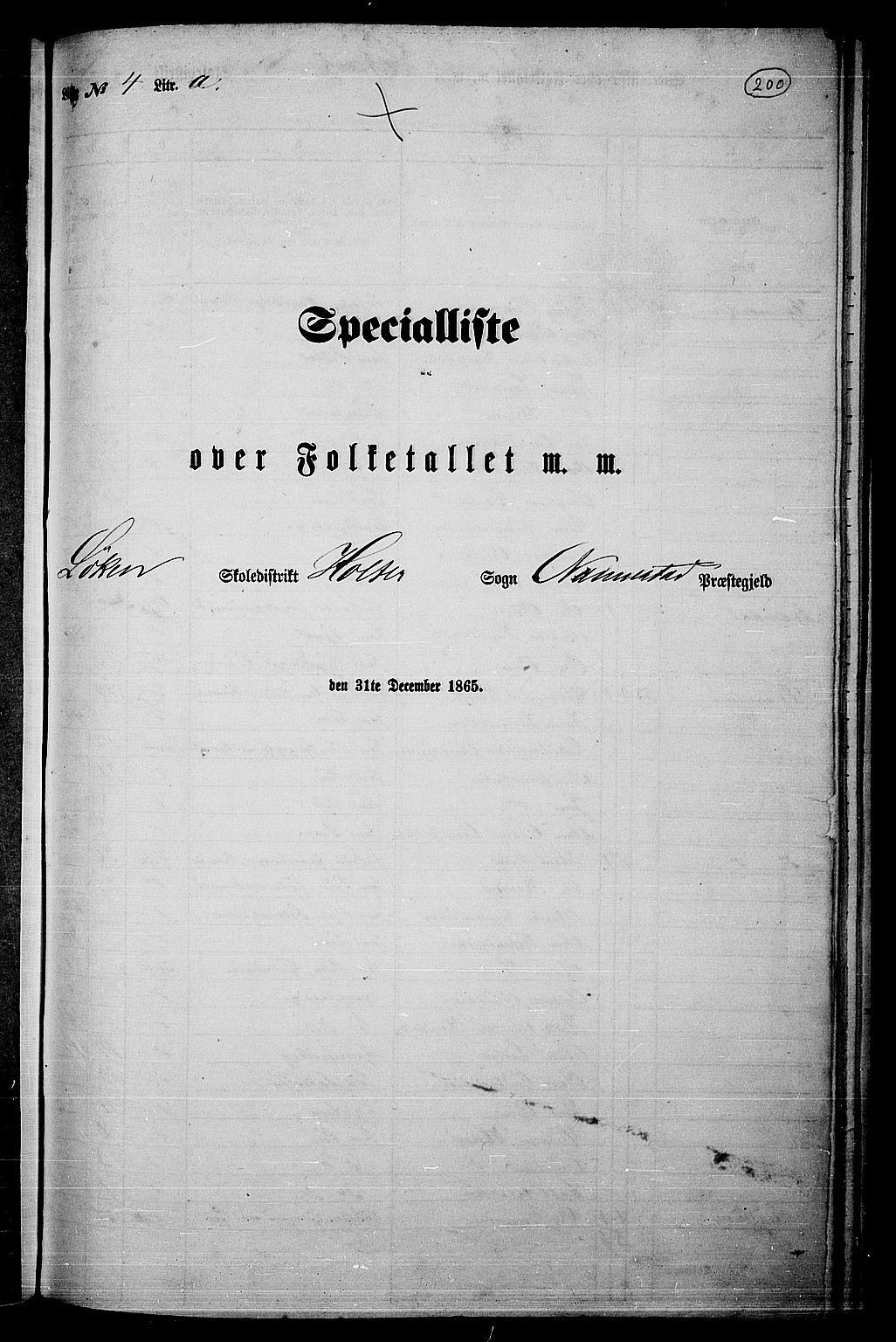 RA, Folketelling 1865 for 0238P Nannestad prestegjeld, 1865, s. 82