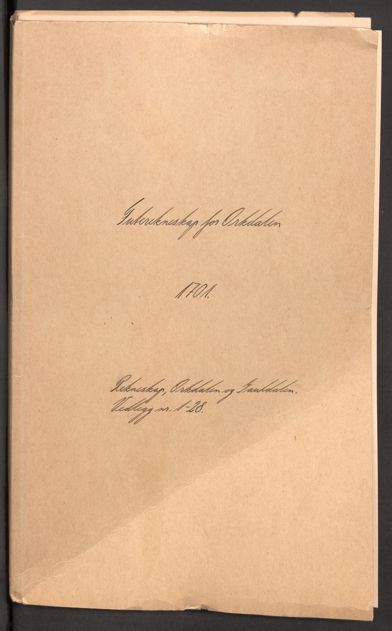 Rentekammeret inntil 1814, Reviderte regnskaper, Fogderegnskap, AV/RA-EA-4092/R60/L3951: Fogderegnskap Orkdal og Gauldal, 1701, s. 2