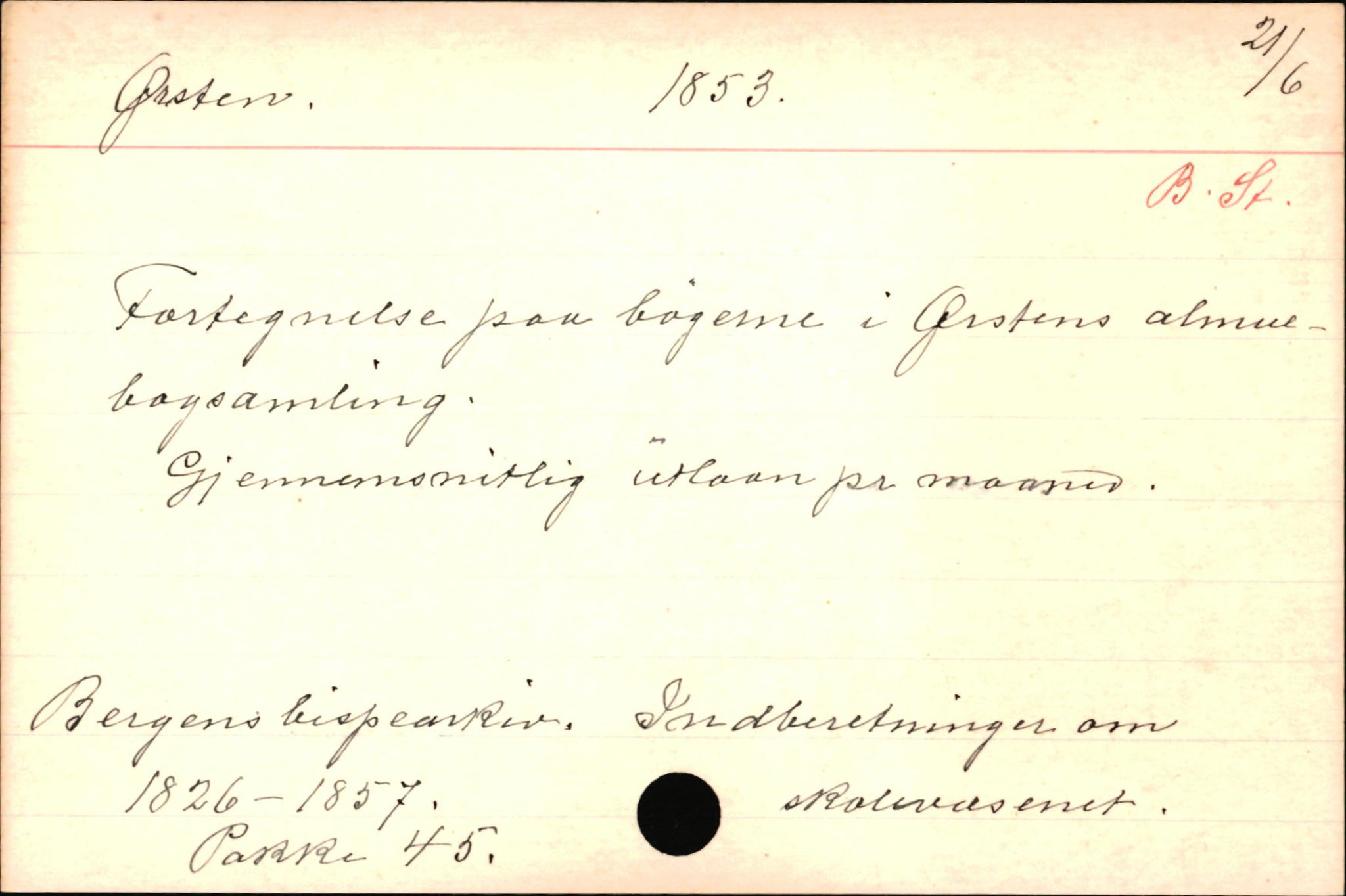 Haugen, Johannes - lærer, SAB/SAB/PA-0036/01/L0001: Om klokkere og lærere, 1521-1904, s. 10786