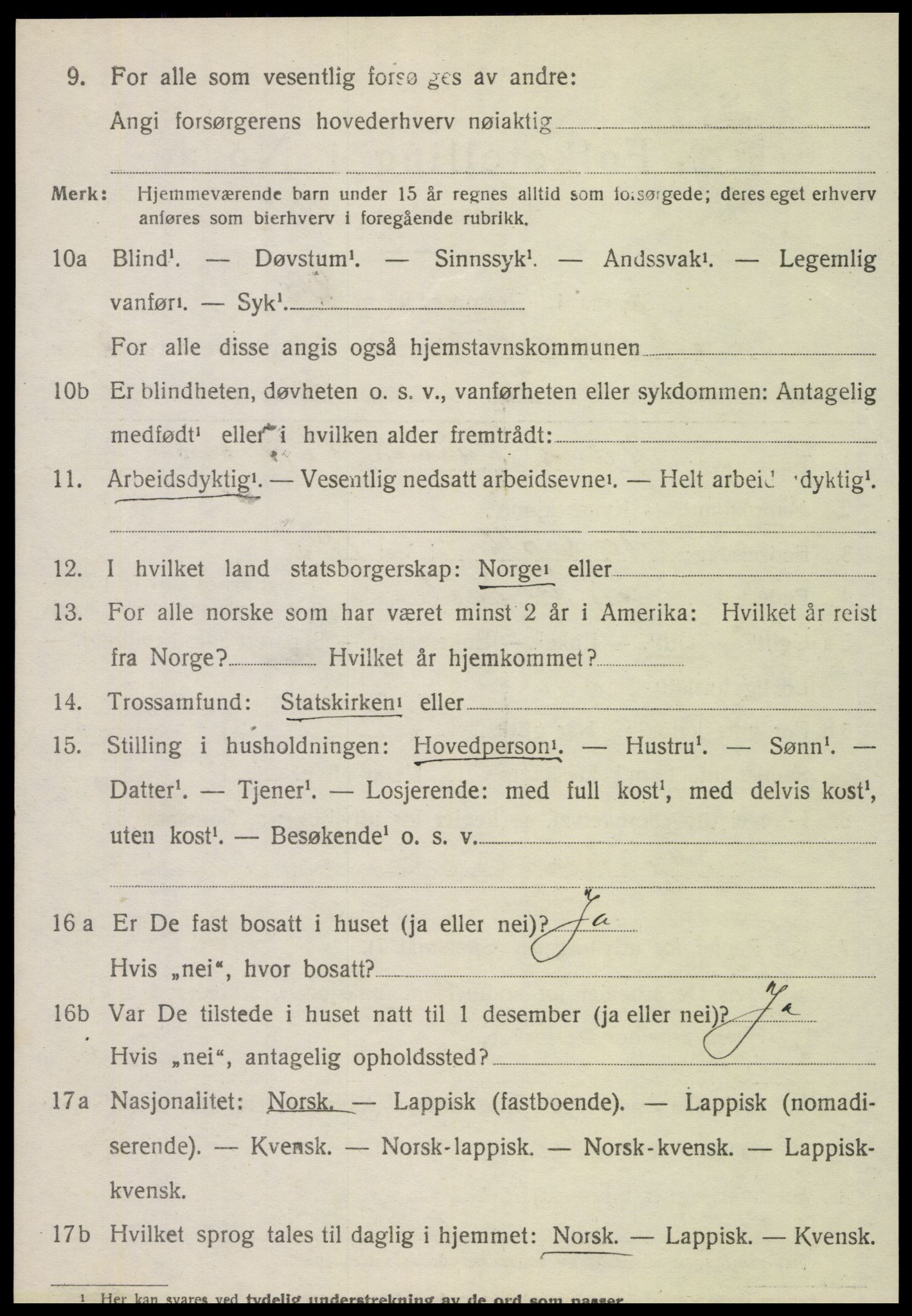 SAT, Folketelling 1920 for 1819 Nordvik herred, 1920, s. 2213