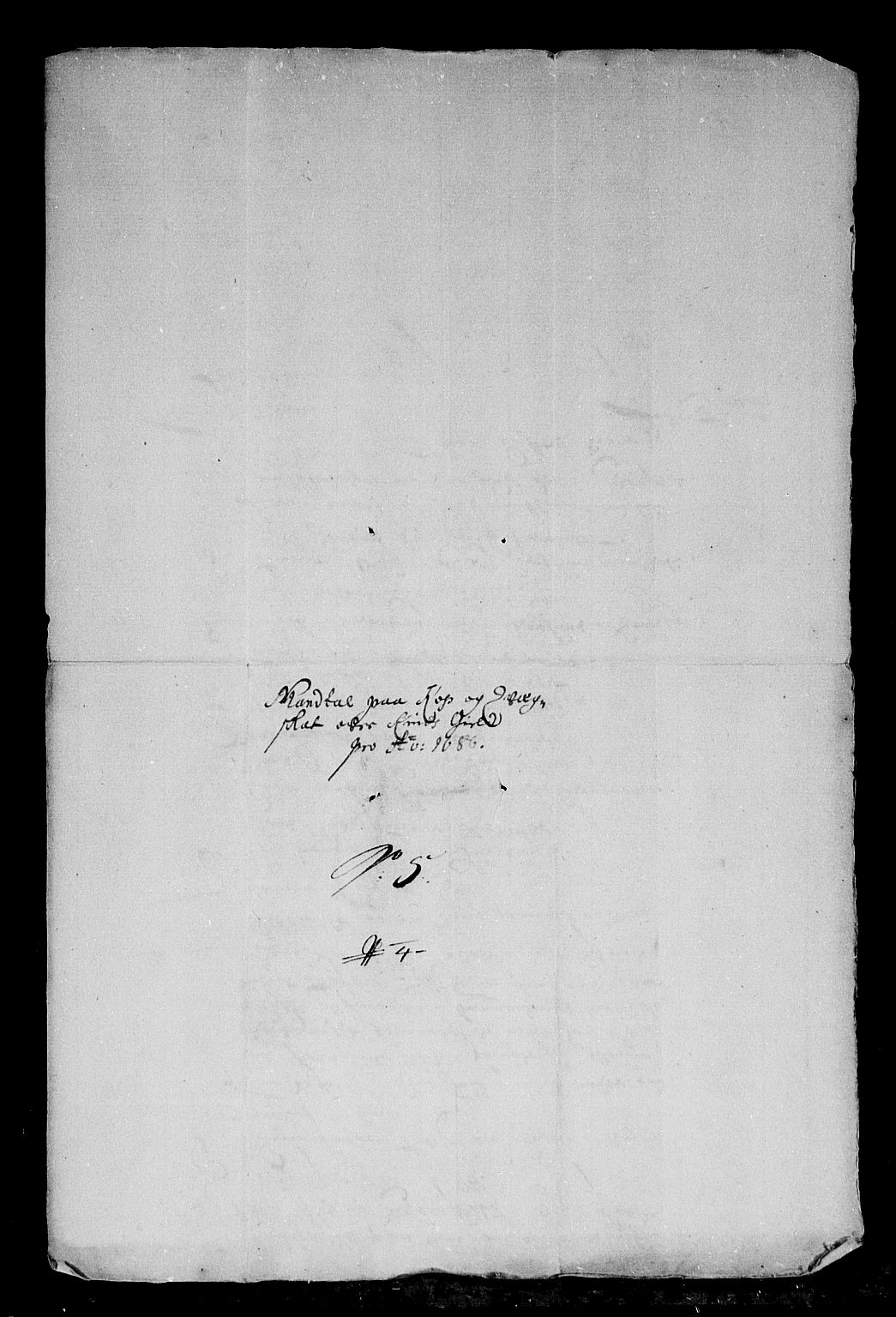 Rentekammeret inntil 1814, Reviderte regnskaper, Stiftamtstueregnskaper, Bergen stiftamt, AV/RA-EA-6043/R/Rc/L0077: Bergen stiftamt, 1685