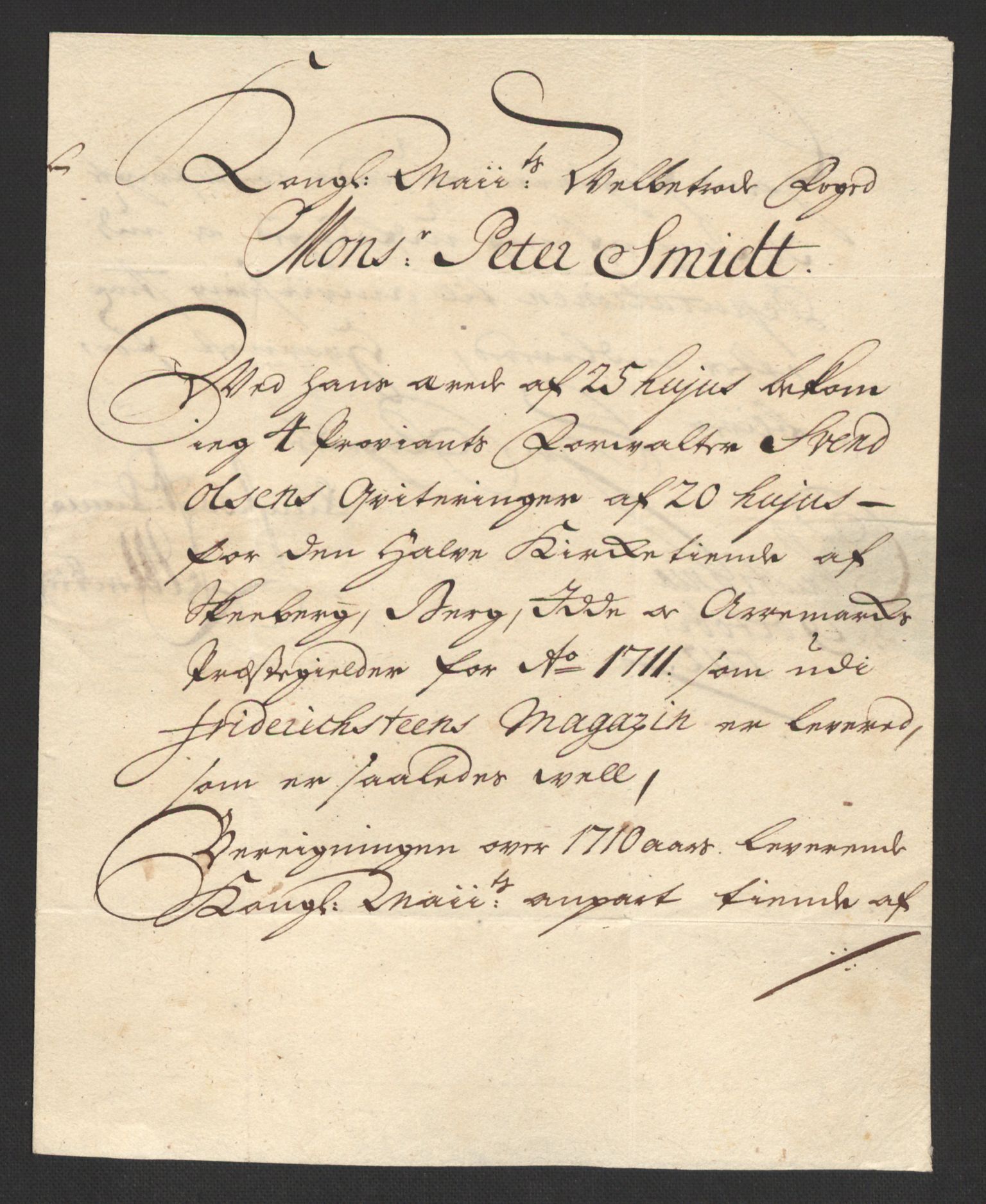 Rentekammeret inntil 1814, Reviderte regnskaper, Fogderegnskap, AV/RA-EA-4092/R01/L0019: Fogderegnskap Idd og Marker, 1710, s. 169