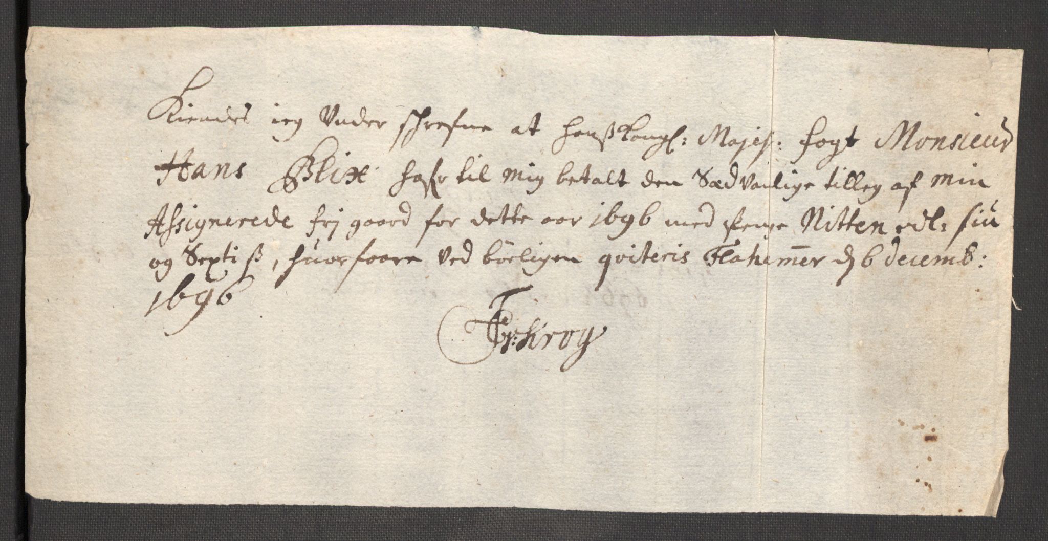 Rentekammeret inntil 1814, Reviderte regnskaper, Fogderegnskap, AV/RA-EA-4092/R52/L3309: Fogderegnskap Sogn, 1696-1697, s. 201