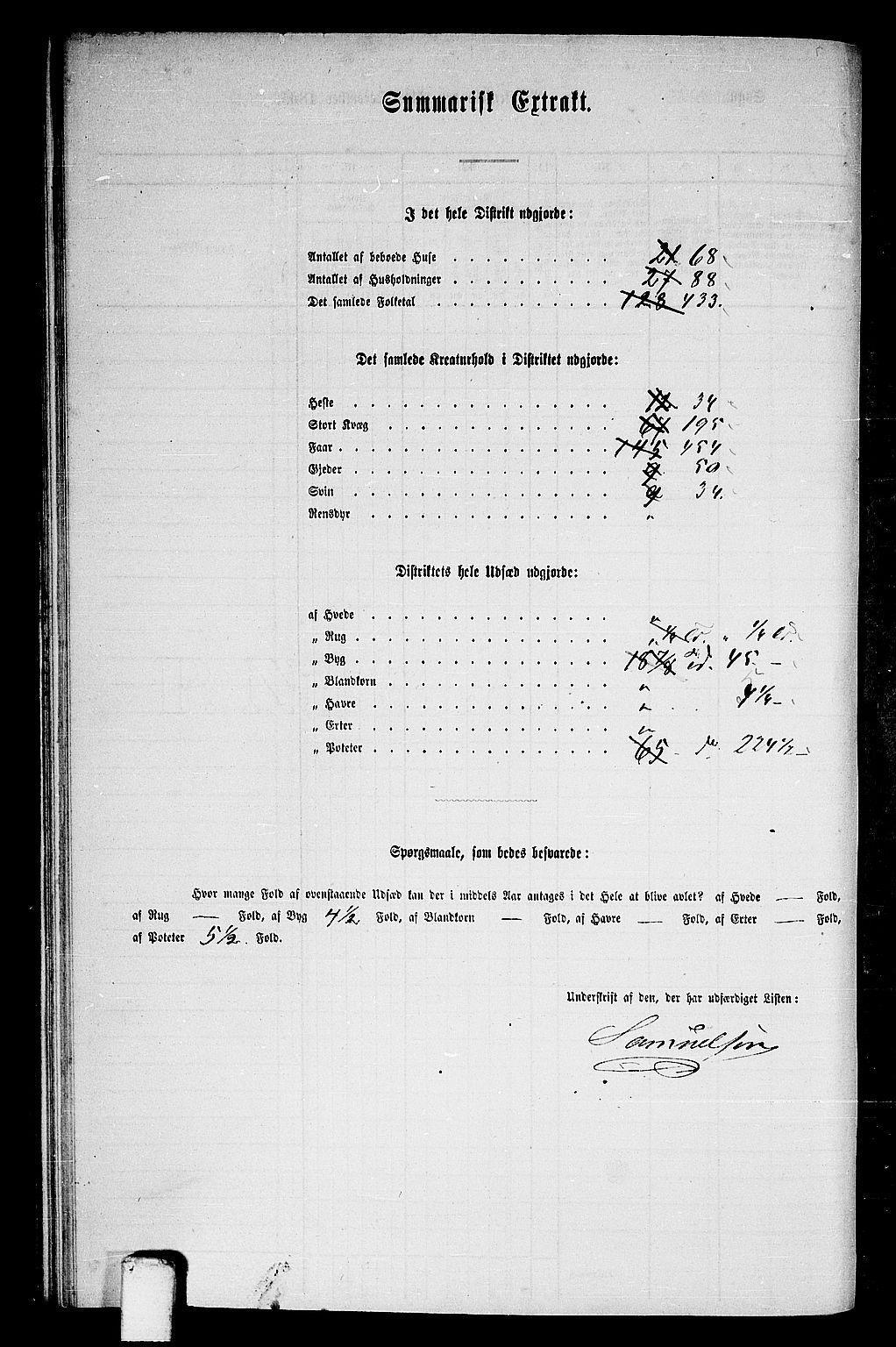 RA, Folketelling 1865 for 1851P Lødingen prestegjeld, 1865, s. 53