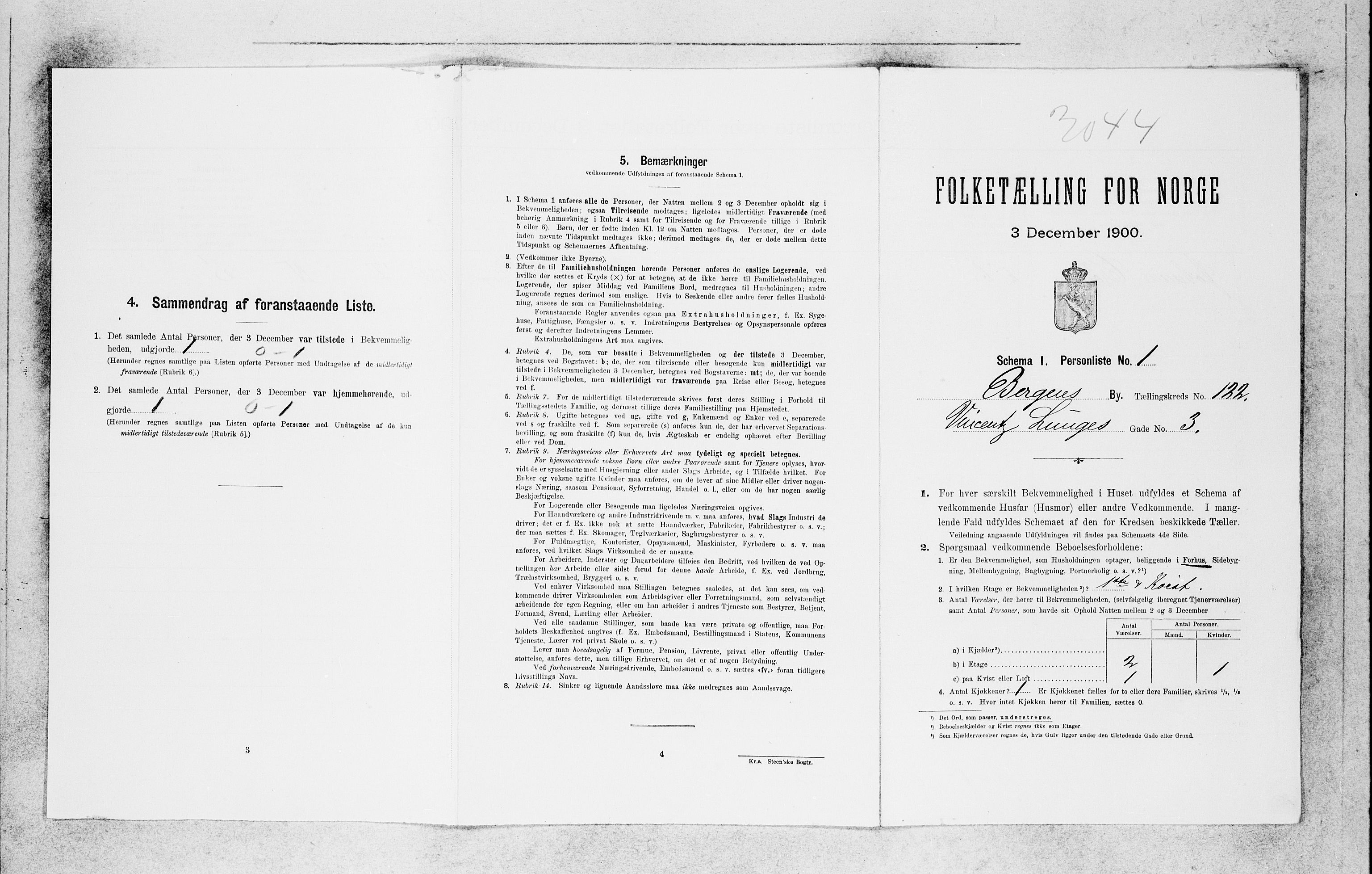 SAB, Folketelling 1900 for 1301 Bergen kjøpstad, 1900, s. 25753