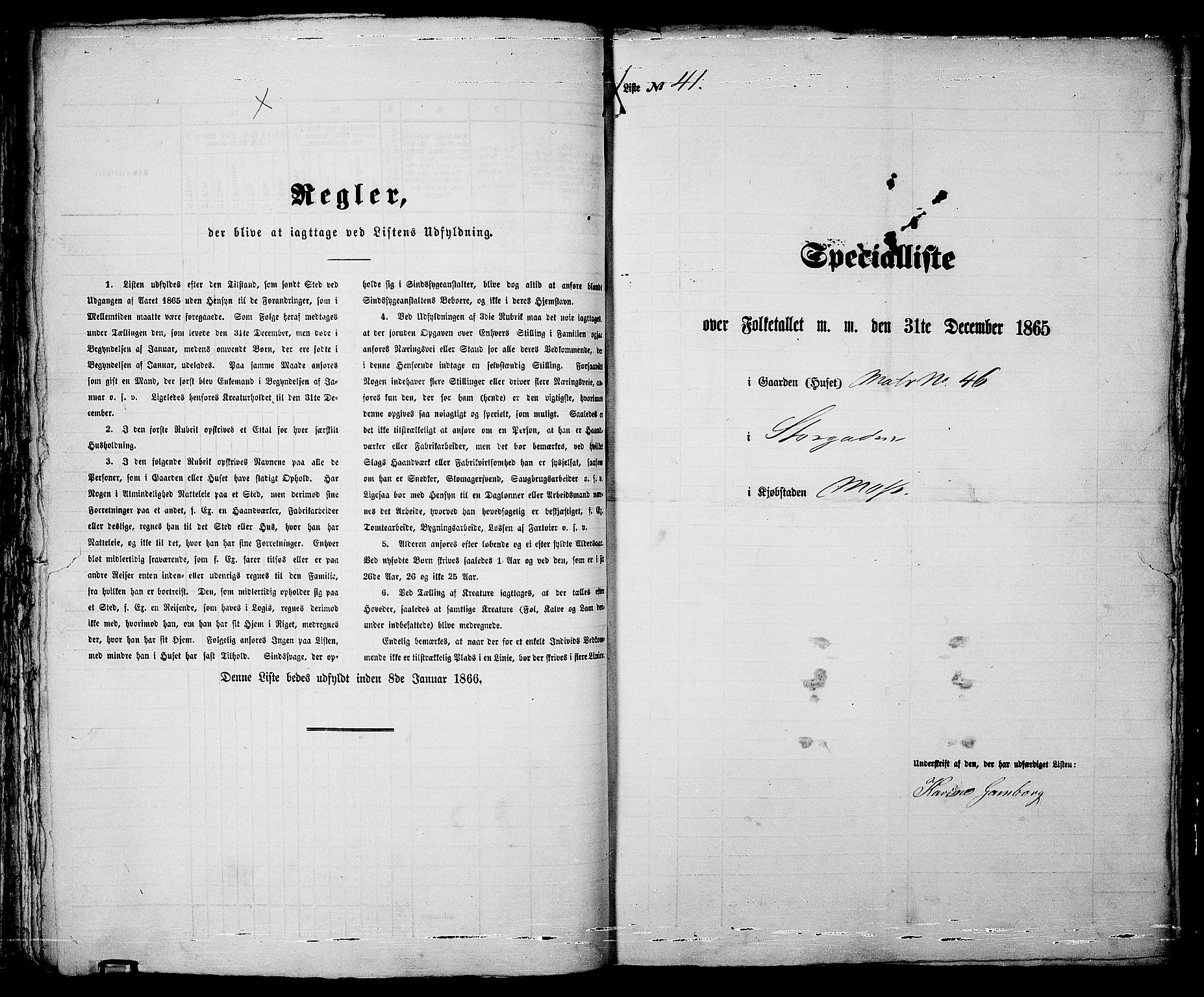 RA, Folketelling 1865 for 0104B Moss prestegjeld, Moss kjøpstad, 1865, s. 88
