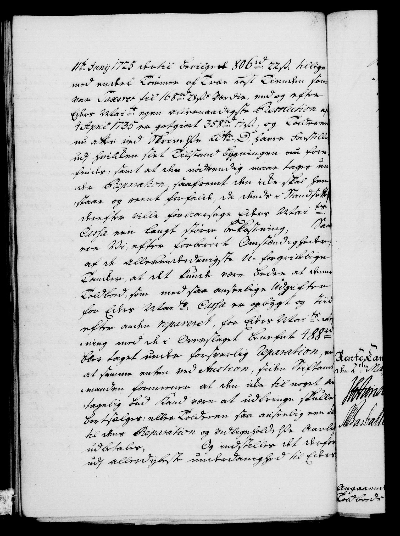 Rentekammeret, Kammerkanselliet, AV/RA-EA-3111/G/Gf/Gfa/L0027: Norsk relasjons- og resolusjonsprotokoll (merket RK 52.27), 1744, s. 340