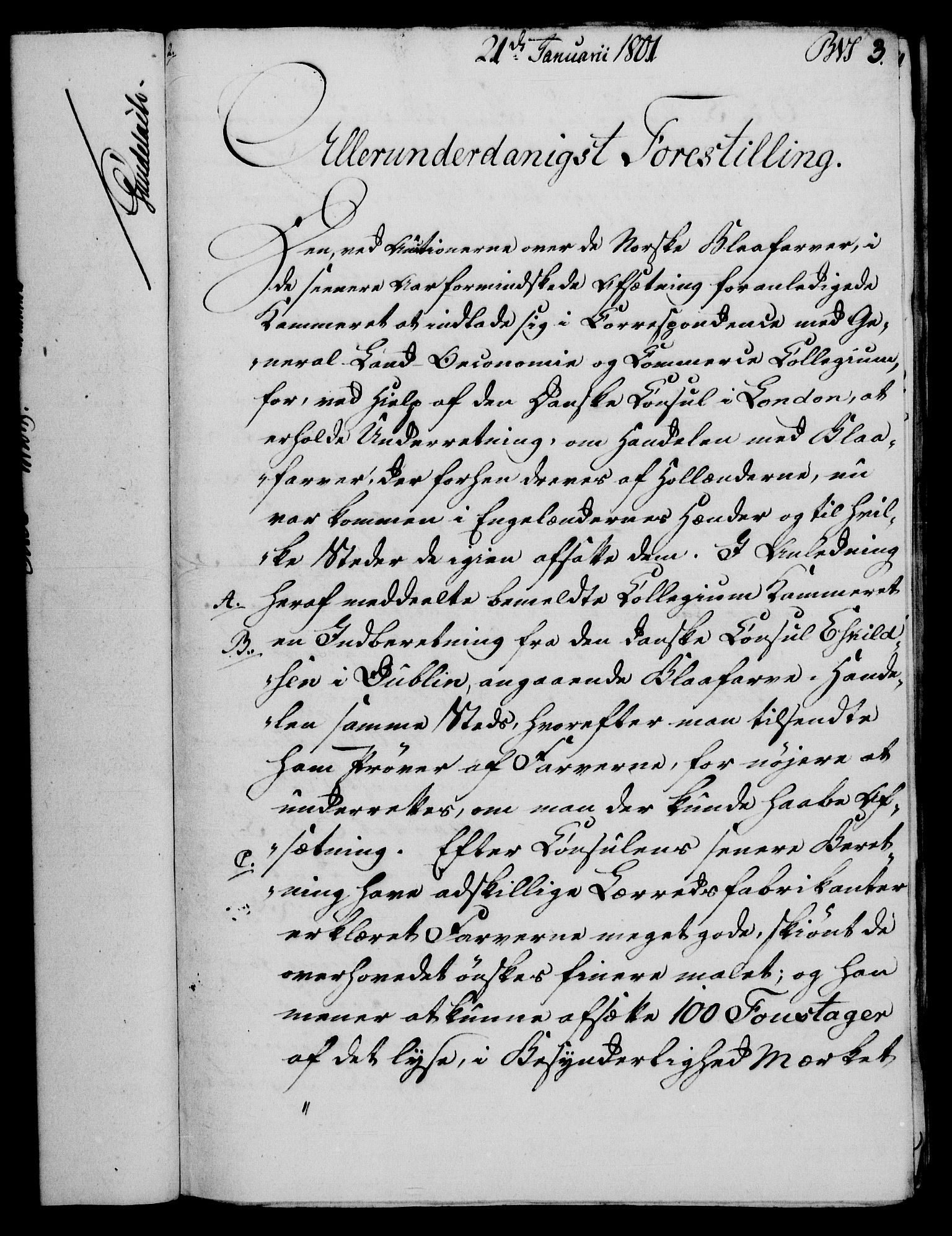 Rentekammeret, Renteskriverkontorene, AV/RA-EA-3115/M/Mf/Mfb/L0005: Relasjons- og resolusjonsprotokoll med register (merket RK 54.11), 1801-1802