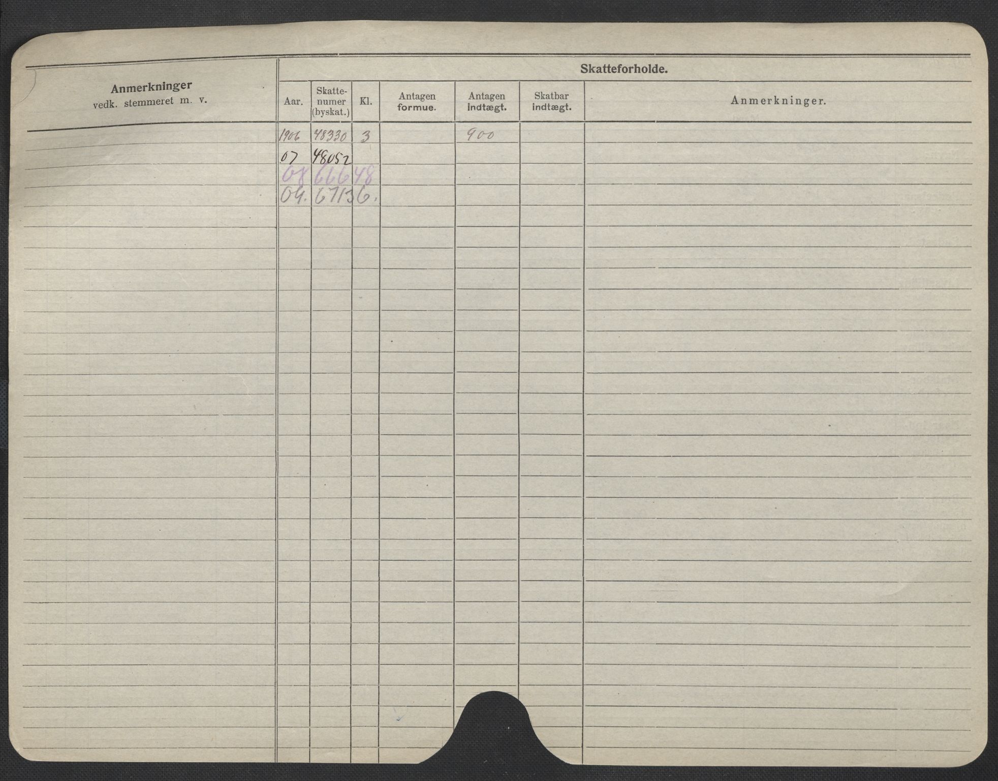 Oslo folkeregister, Registerkort, SAO/A-11715/F/Fa/Fac/L0010: Menn, 1906-1914, s. 475b