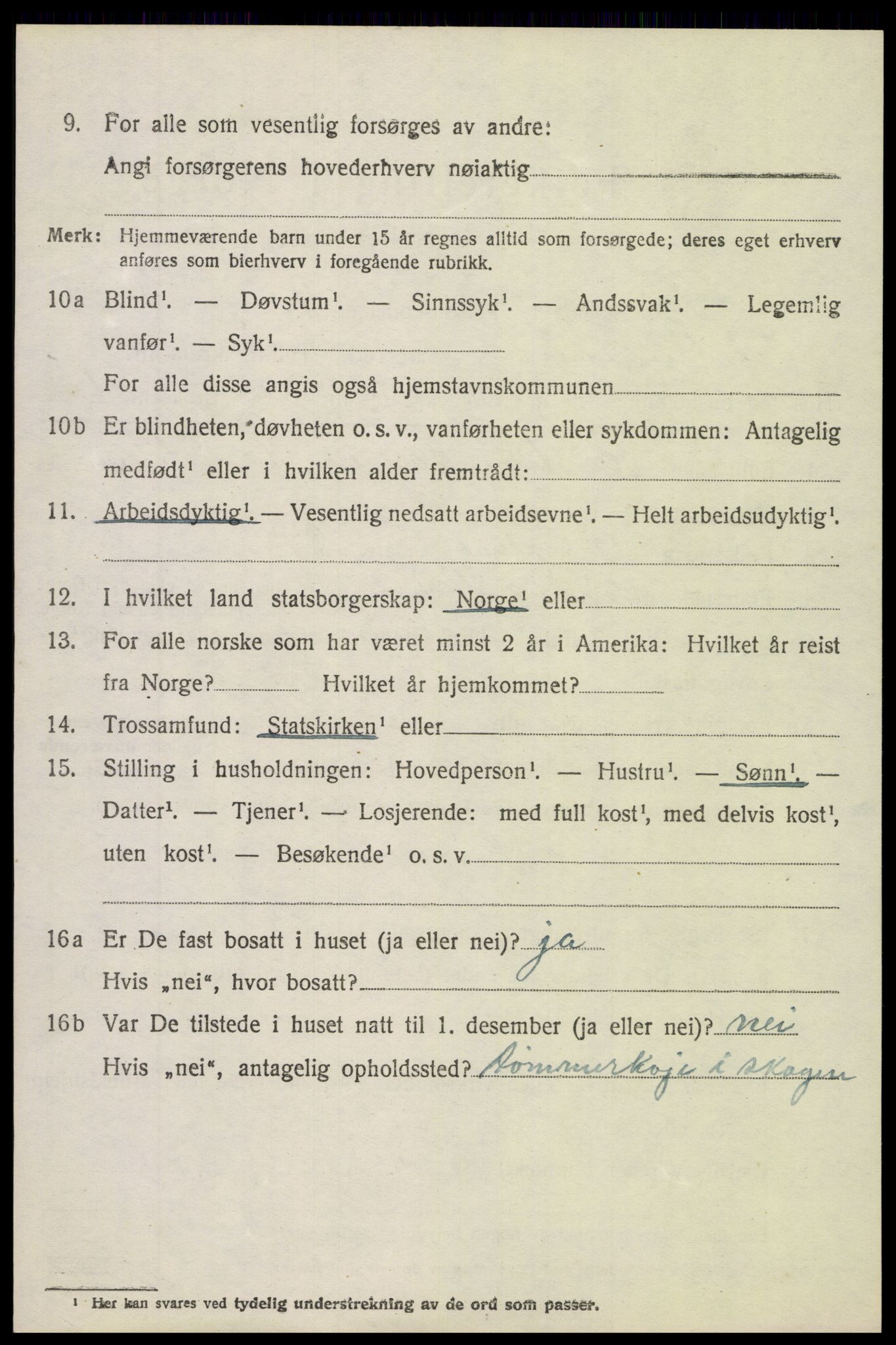 SAH, Folketelling 1920 for 0536 Søndre Land herred, 1920, s. 7622