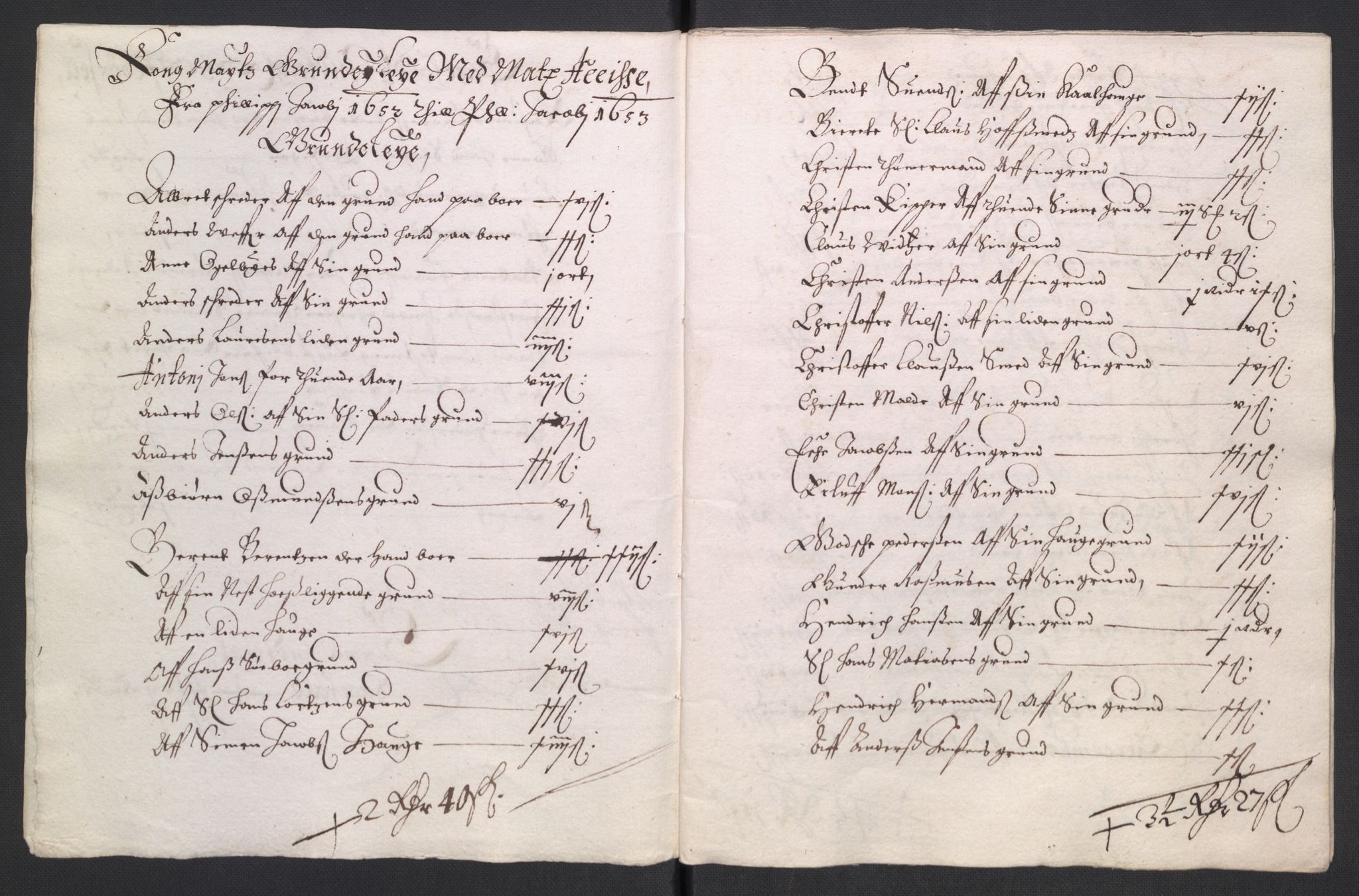 Rentekammeret inntil 1814, Reviderte regnskaper, Byregnskaper, AV/RA-EA-4066/R/Ro/L0299: [O2] By- og kontribusjonsregnskap, 1639-1661, s. 494