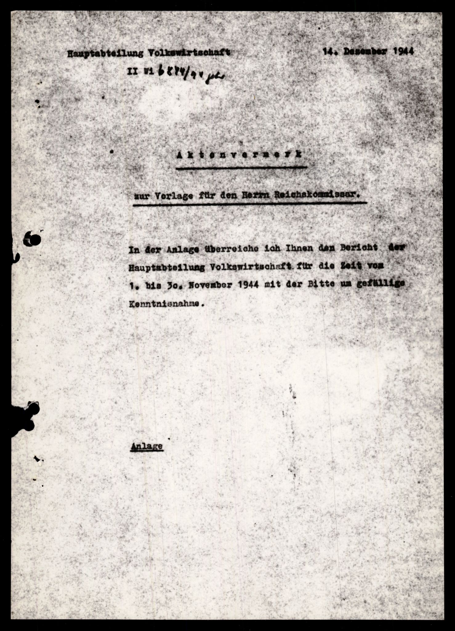 Forsvarets Overkommando. 2 kontor. Arkiv 11.4. Spredte tyske arkivsaker, AV/RA-RAFA-7031/D/Dar/Darb/L0011: Reichskommissariat - Hauptabteilung Volkswirtschaft, 1941-1944, s. 687