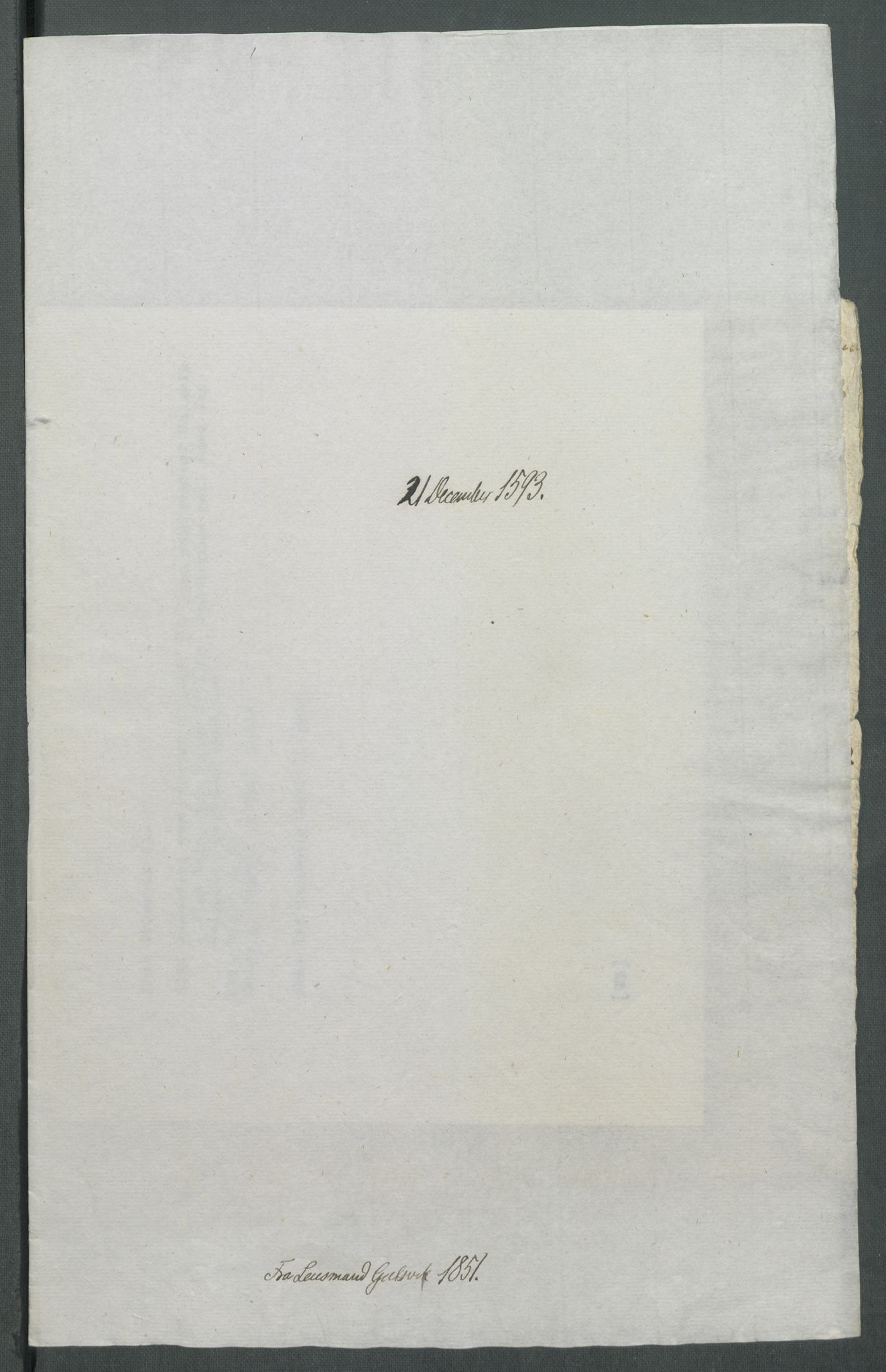 Riksarkivets diplomsamling, AV/RA-EA-5965/F02/L0097: Dokumenter, 1593, s. 85