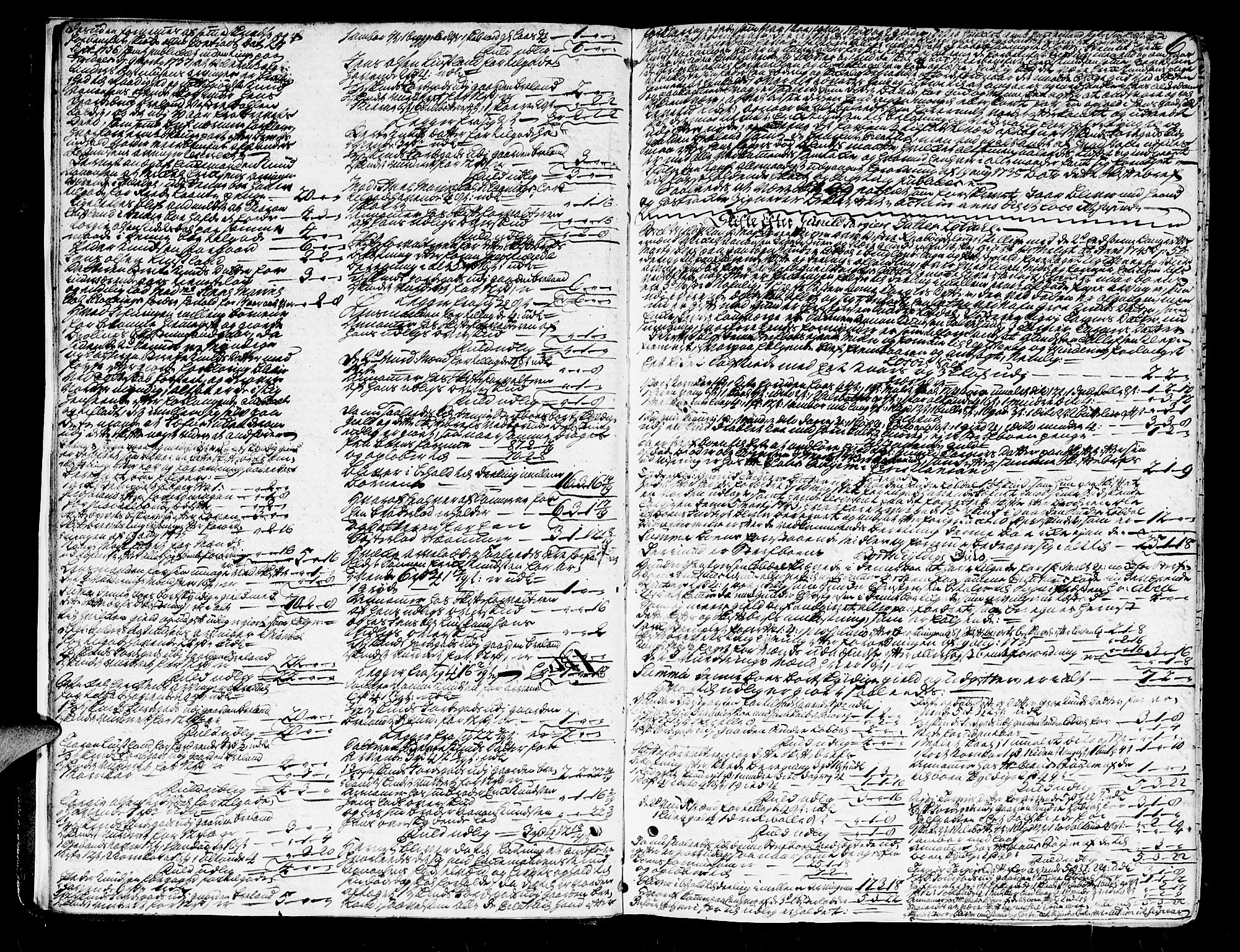 Setesdal sorenskriveri, AV/SAK-1221-0011/H/Hc/L0006: Skifteprotokoll nr 6 med register, 1744-1755, s. 5b-6a
