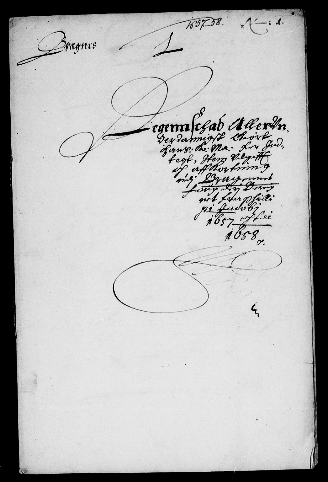 Rentekammeret inntil 1814, Reviderte regnskaper, Lensregnskaper, AV/RA-EA-5023/R/Rb/Rba/L0241: Akershus len, 1657-1658