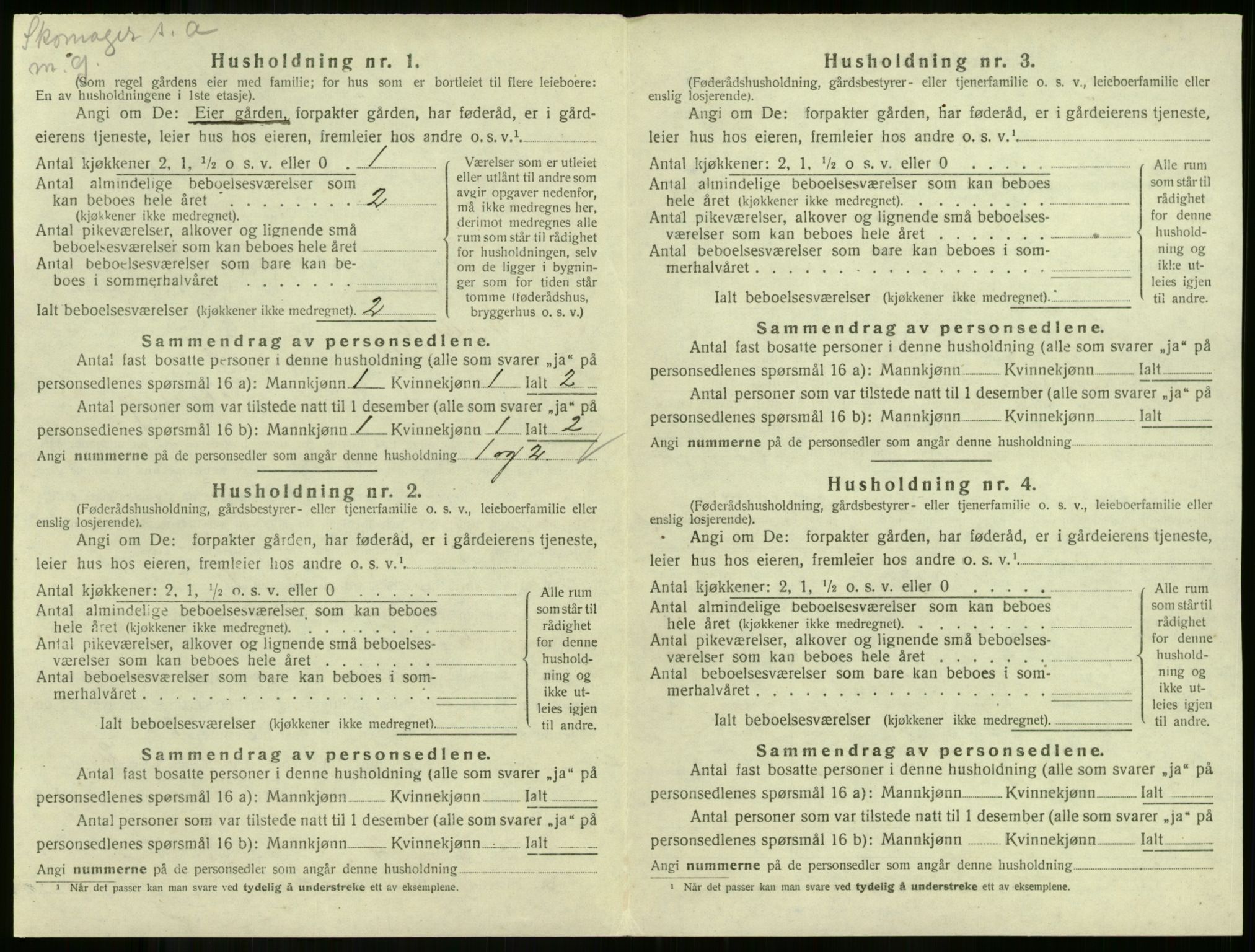 SAKO, Folketelling 1920 for 0719 Andebu herred, 1920, s. 133