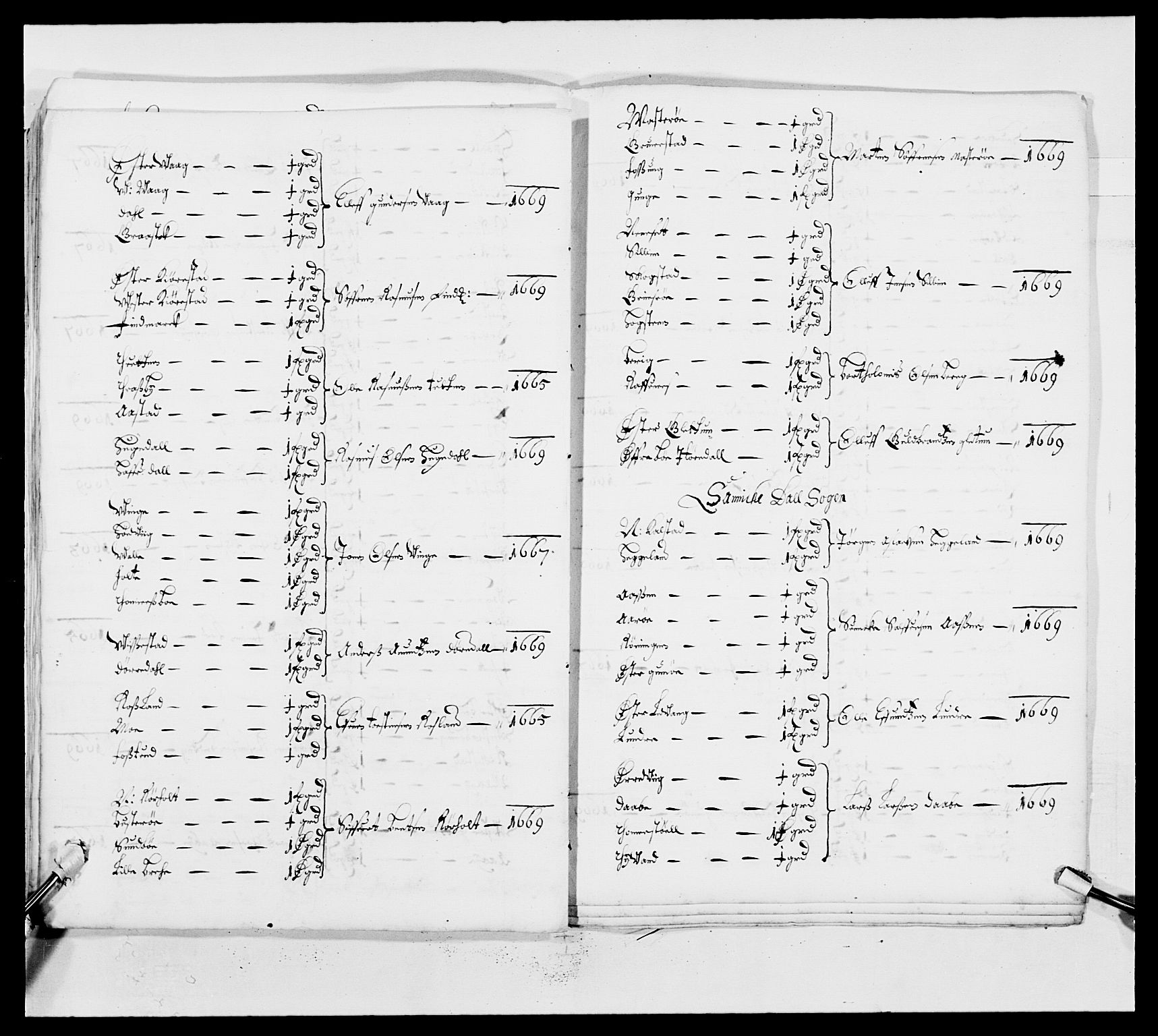 Kommanderende general (KG I) med Det norske krigsdirektorium, AV/RA-EA-5419/E/Ea/L0493: Smålenske regiment, 1643-1694, s. 258