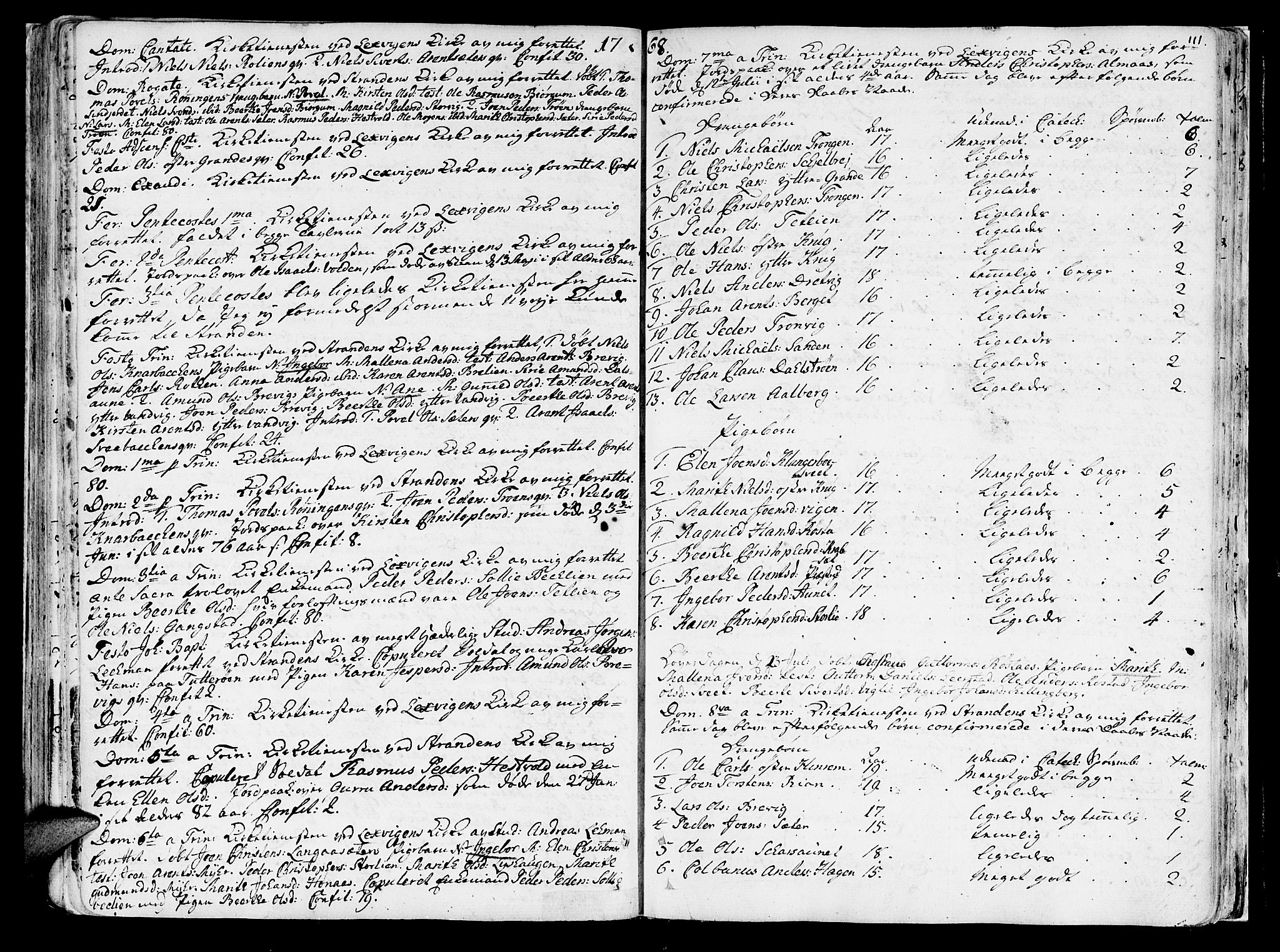 Ministerialprotokoller, klokkerbøker og fødselsregistre - Nord-Trøndelag, SAT/A-1458/701/L0003: Ministerialbok nr. 701A03, 1751-1783, s. 111