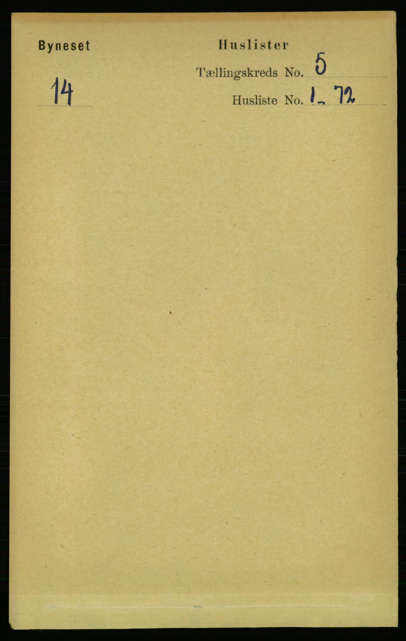 RA, Folketelling 1891 for 1655 Byneset herred, 1891, s. 1962