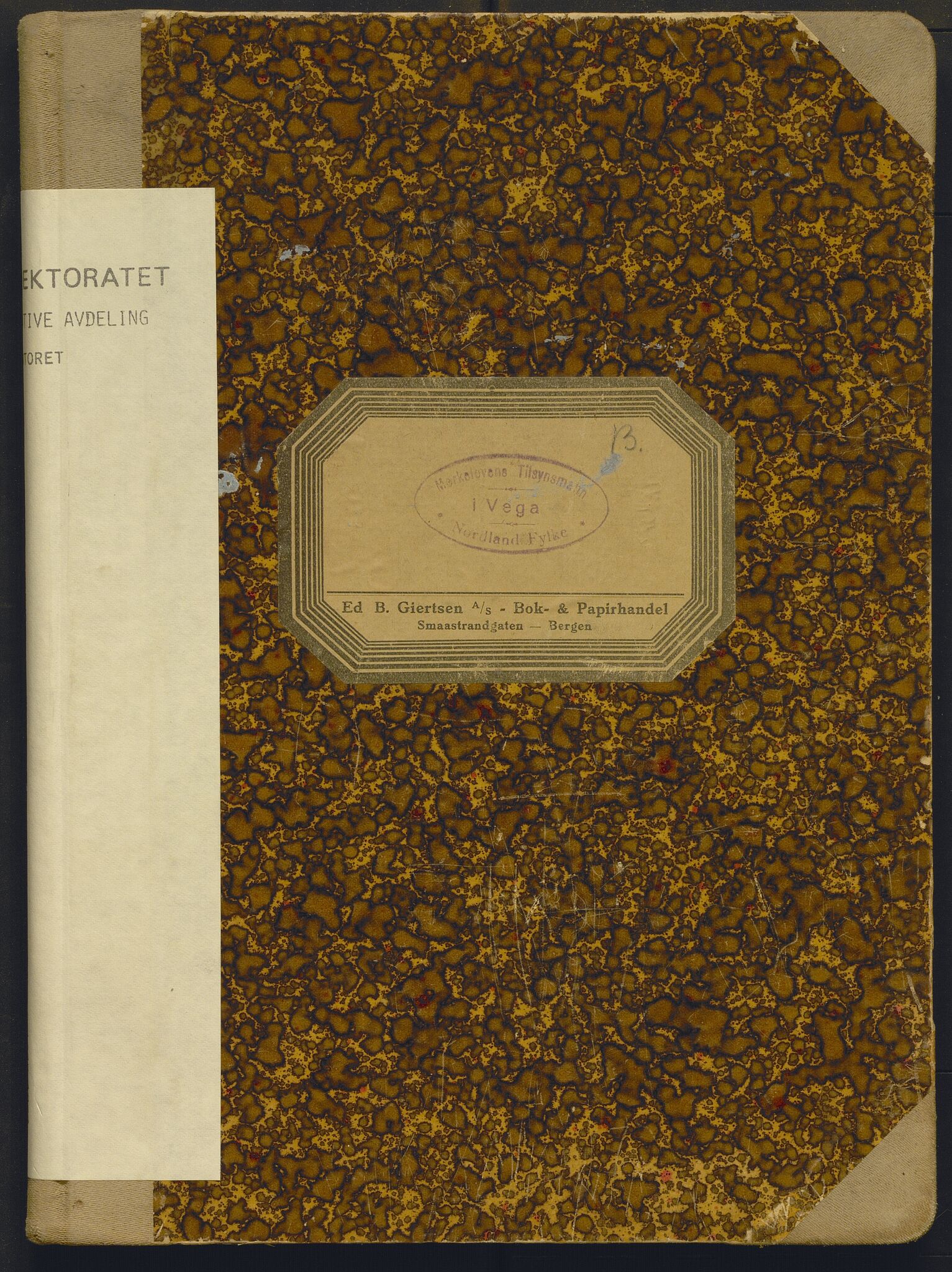 Fiskeridirektoratet - 1 Adm. ledelse - 13 Båtkontoret, AV/SAB-A-2003/I/Ia/Iac/L0192: 135.0365/2 Merkeprotokoll - Vega, 1935-1937
