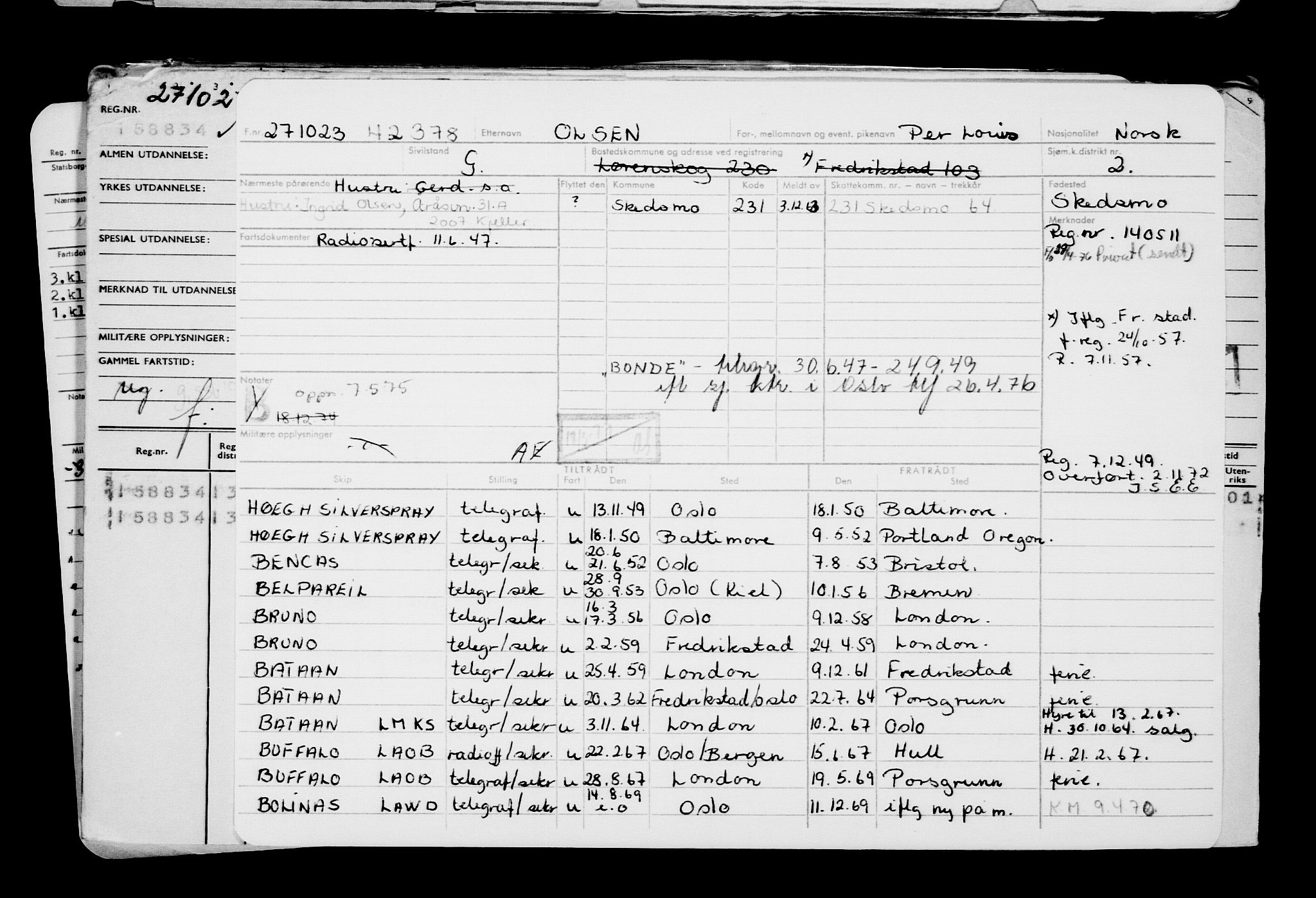 Direktoratet for sjømenn, AV/RA-S-3545/G/Gb/L0224: Hovedkort, 1923, s. 336