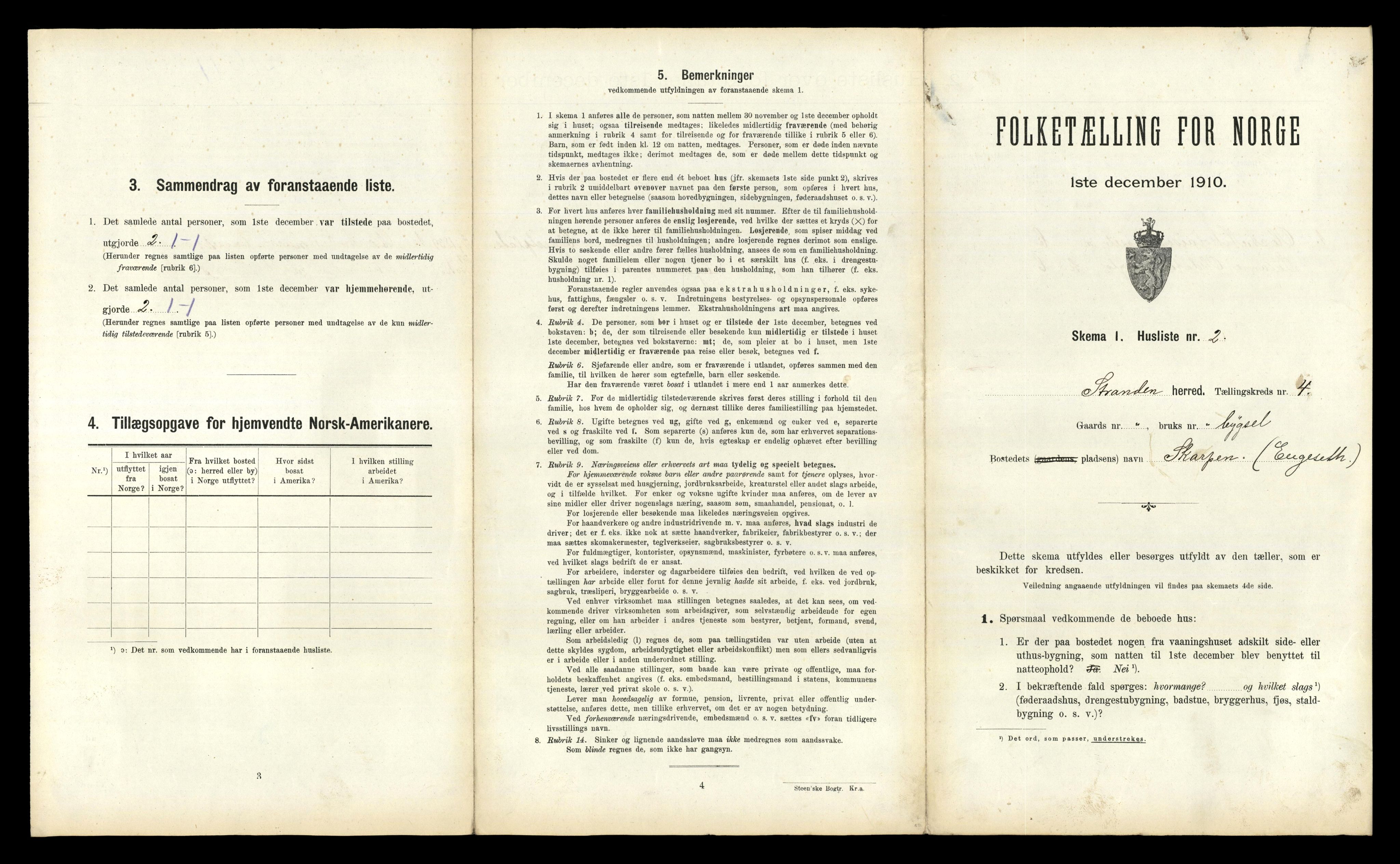 RA, Folketelling 1910 for 1525 Stranda herred, 1910, s. 330