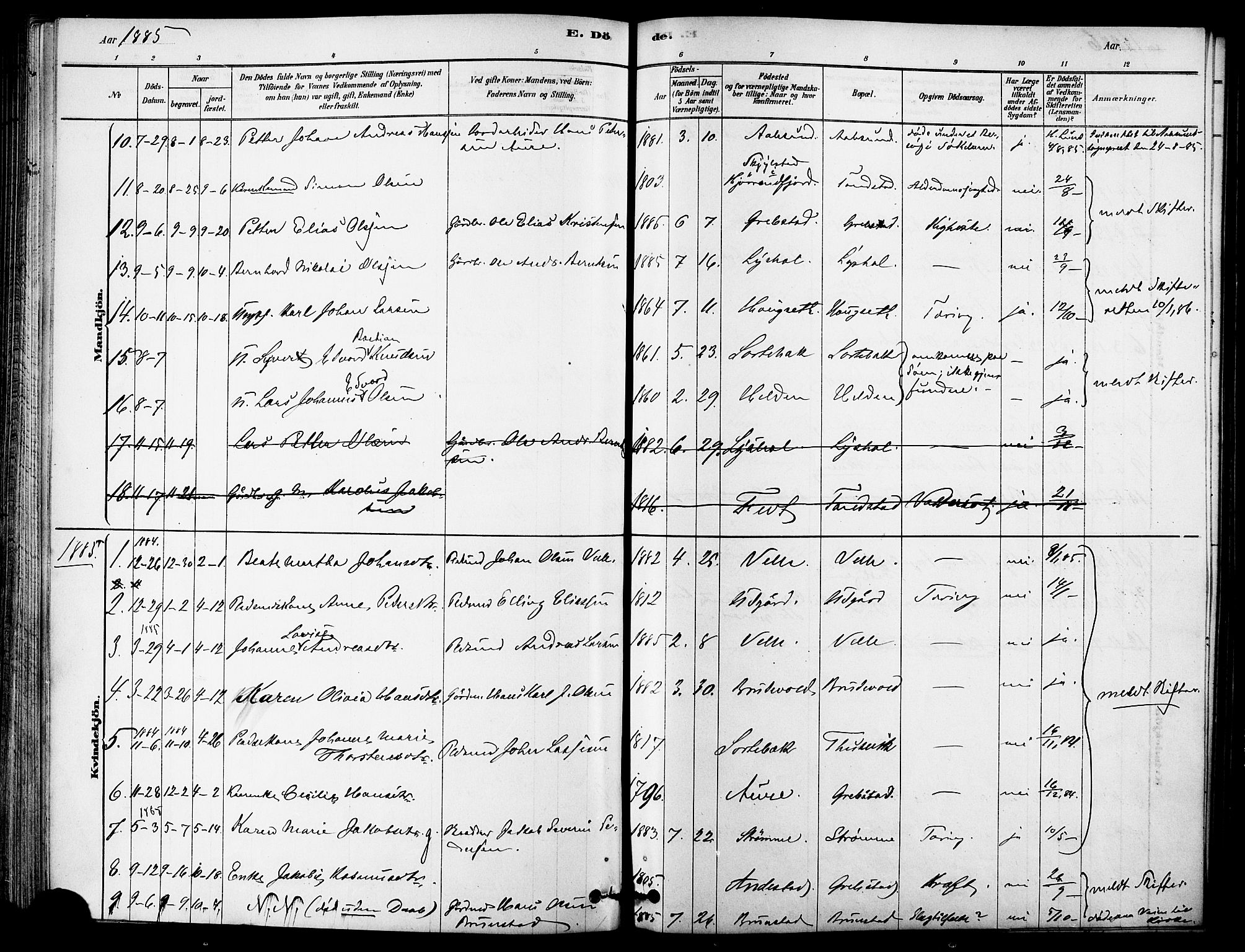 Ministerialprotokoller, klokkerbøker og fødselsregistre - Møre og Romsdal, AV/SAT-A-1454/523/L0334: Ministerialbok nr. 523A01, 1878-1891