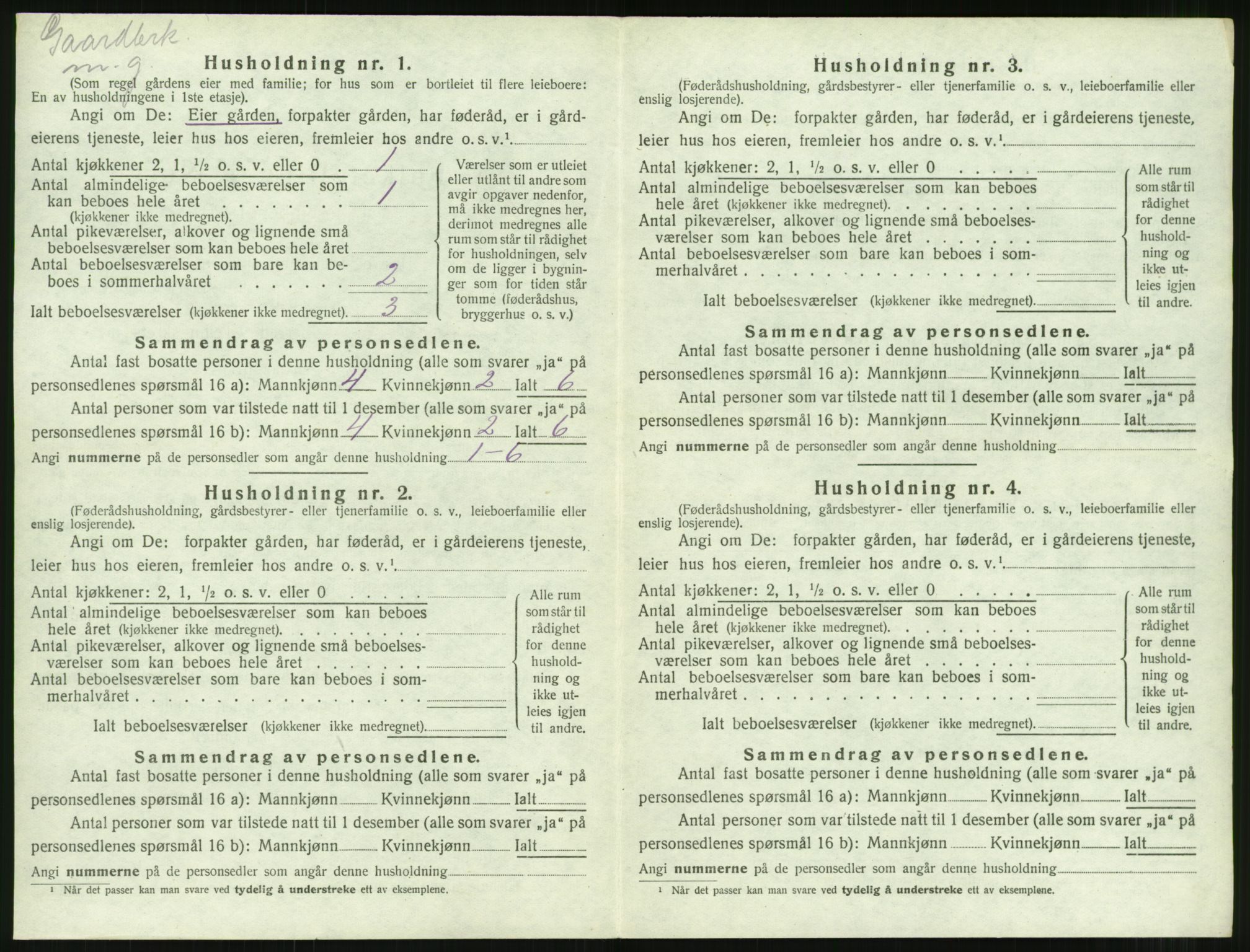 SAT, Folketelling 1920 for 1560 Tingvoll herred, 1920, s. 243