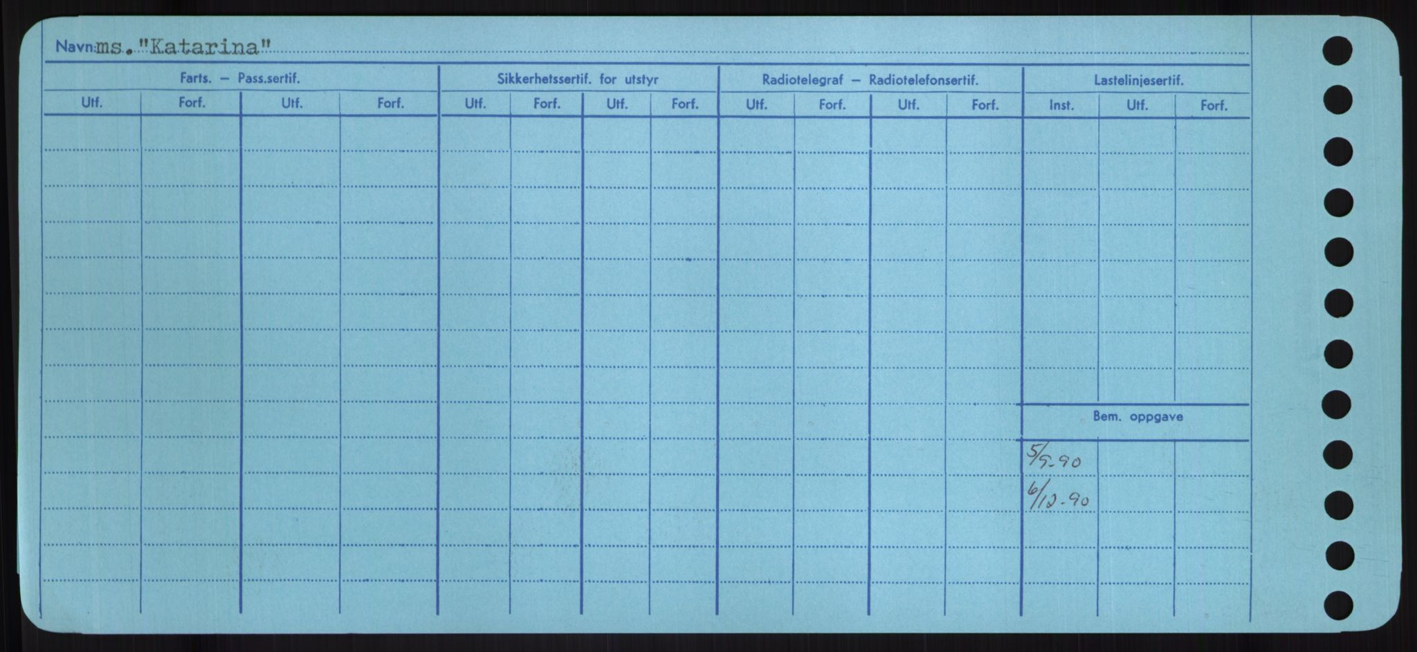 Sjøfartsdirektoratet med forløpere, Skipsmålingen, RA/S-1627/H/Hd/L0020: Fartøy, K-Kon, s. 168