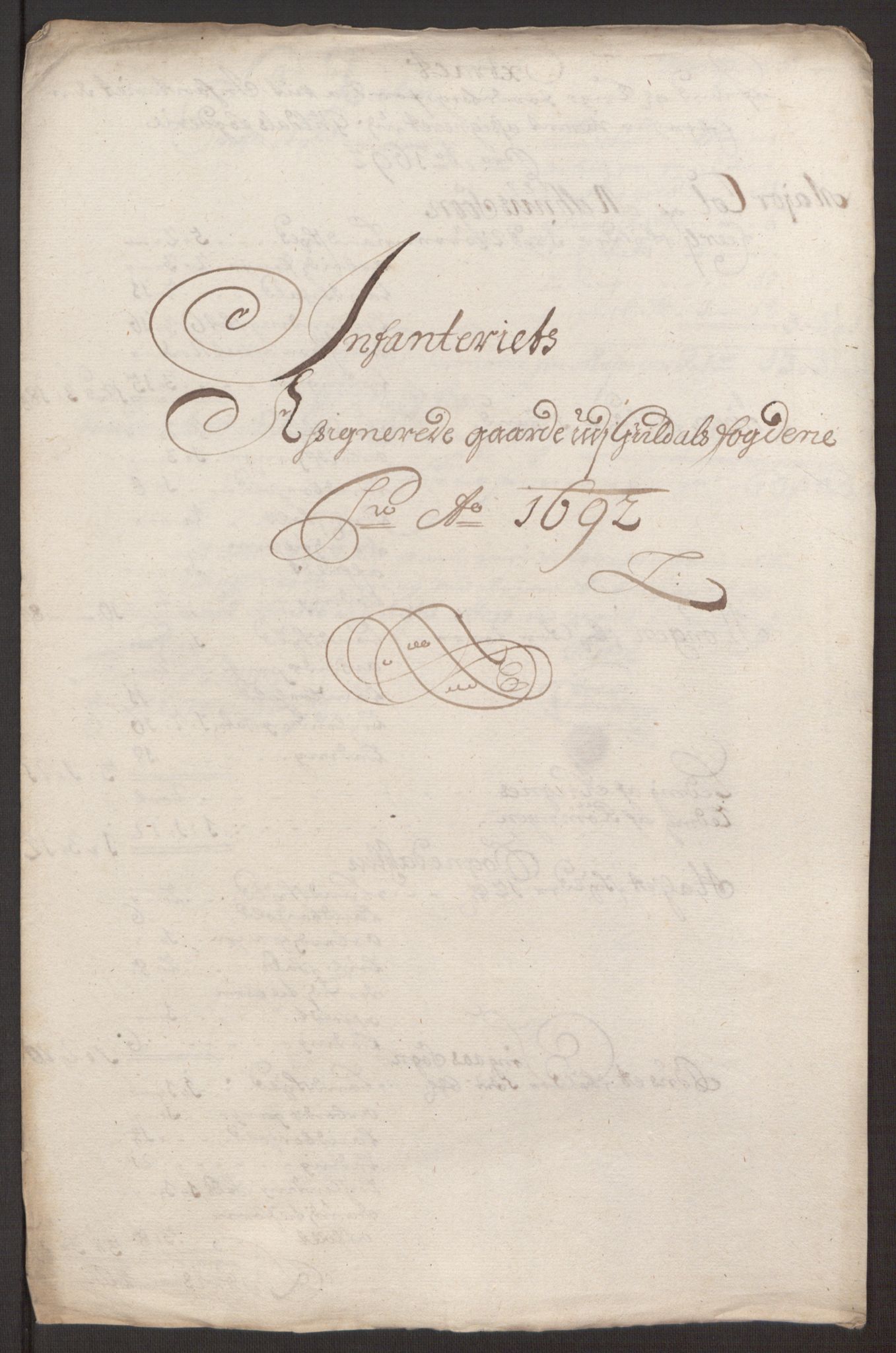 Rentekammeret inntil 1814, Reviderte regnskaper, Fogderegnskap, AV/RA-EA-4092/R59/L3942: Fogderegnskap Gauldal, 1692, s. 214