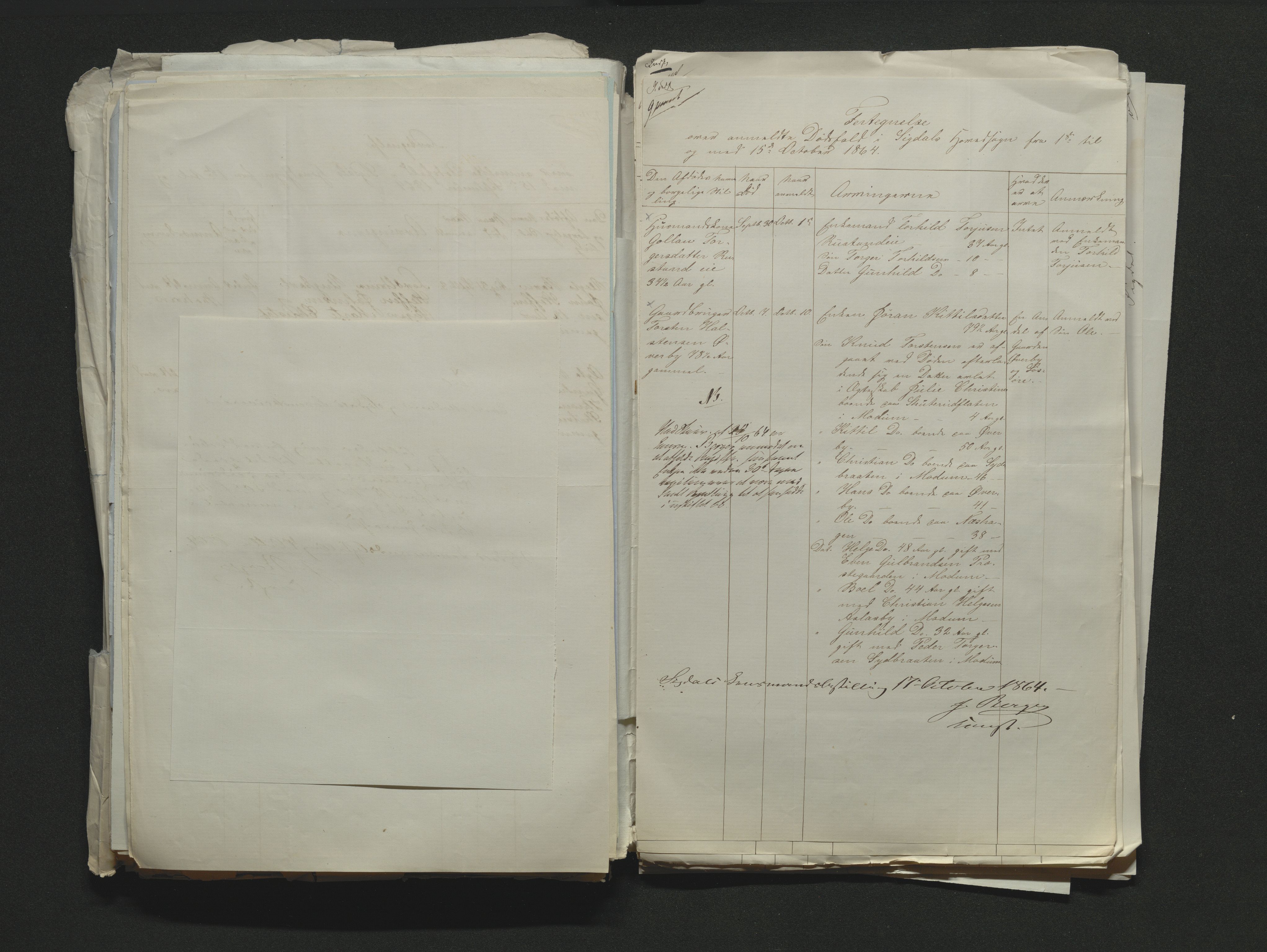 Eiker, Modum og Sigdal sorenskriveri, AV/SAKO-A-123/H/Ha/Hab/L0011: Dødsfallsmeldinger, 1862-1865, s. 453