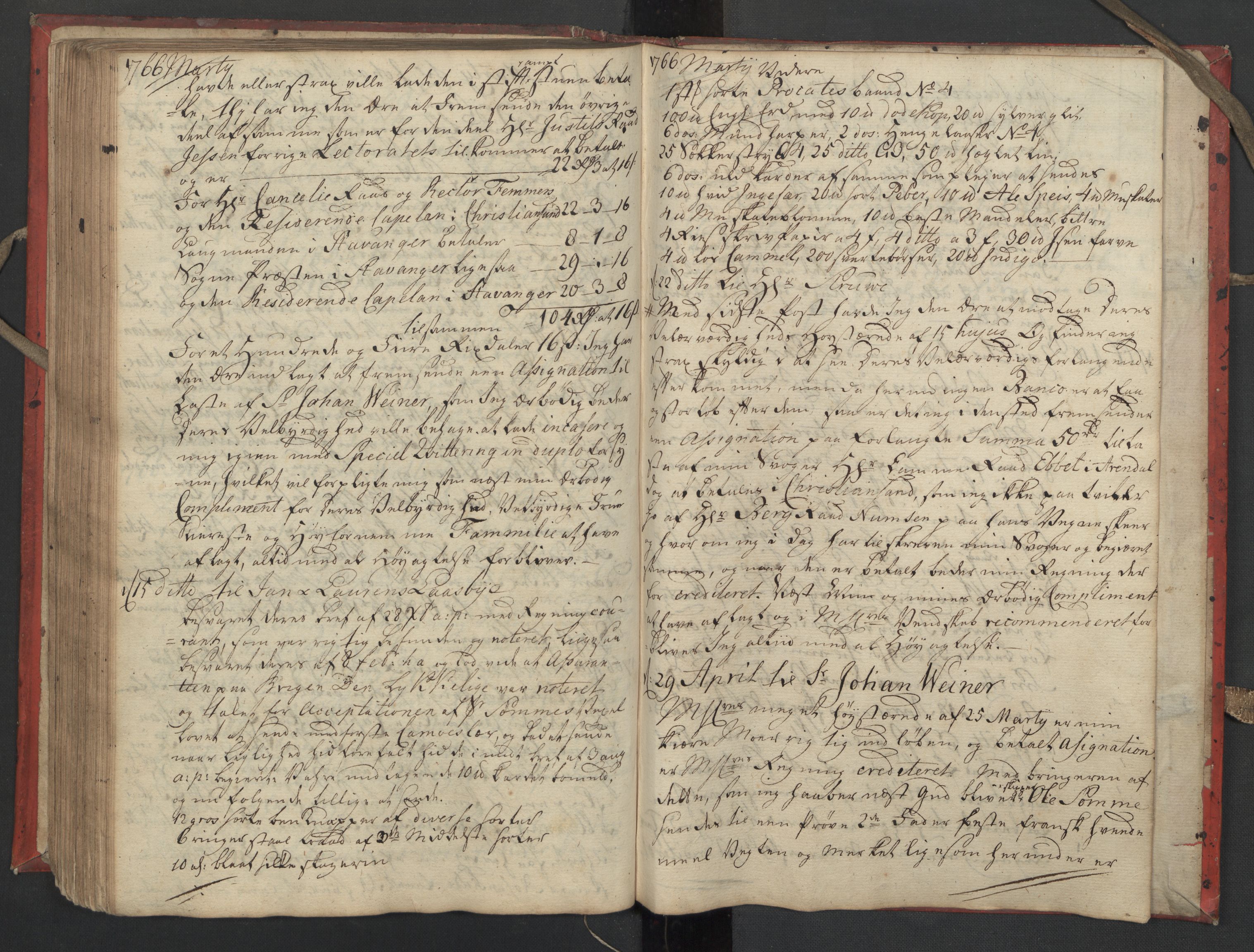 Pa 0119 - Smith, Lauritz Andersen og Lauritz Lauritzen, SAST/A-100231/O/L0002: Kopibok, 1755-1766, s. 152