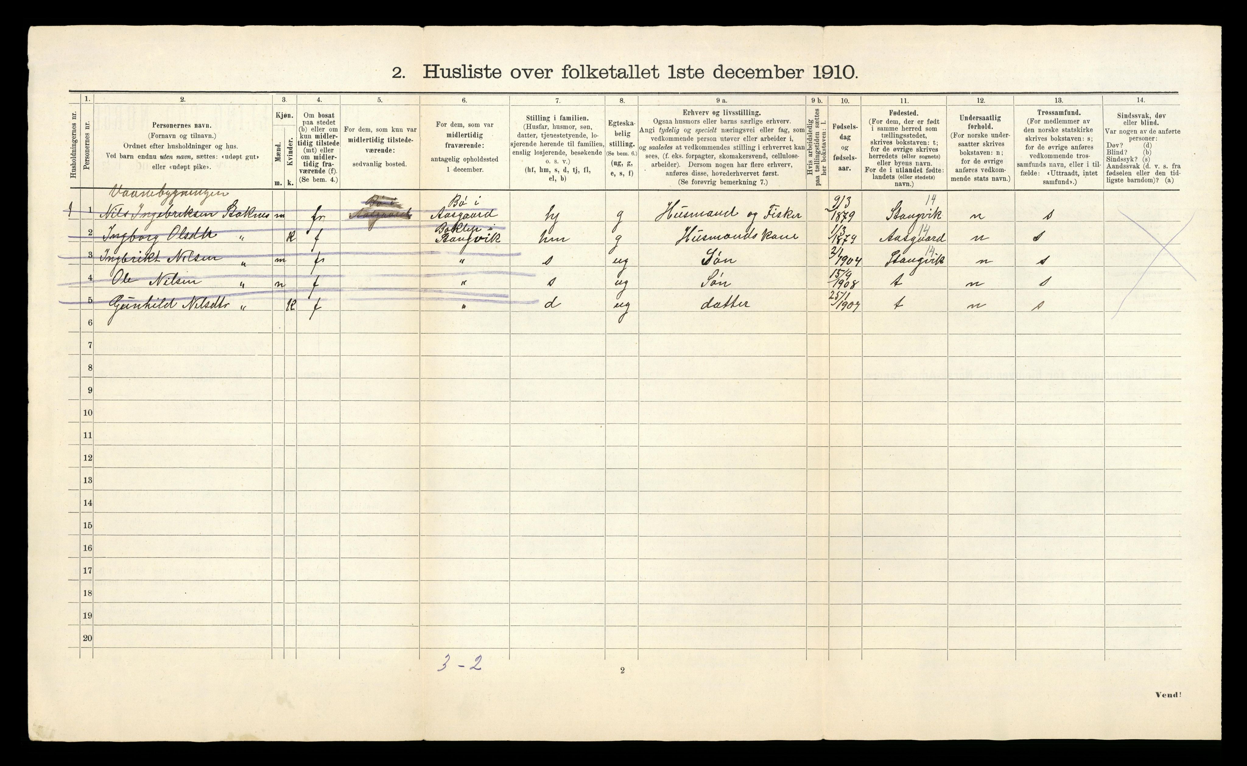 RA, Folketelling 1910 for 1571 Halsa herred, 1910, s. 28