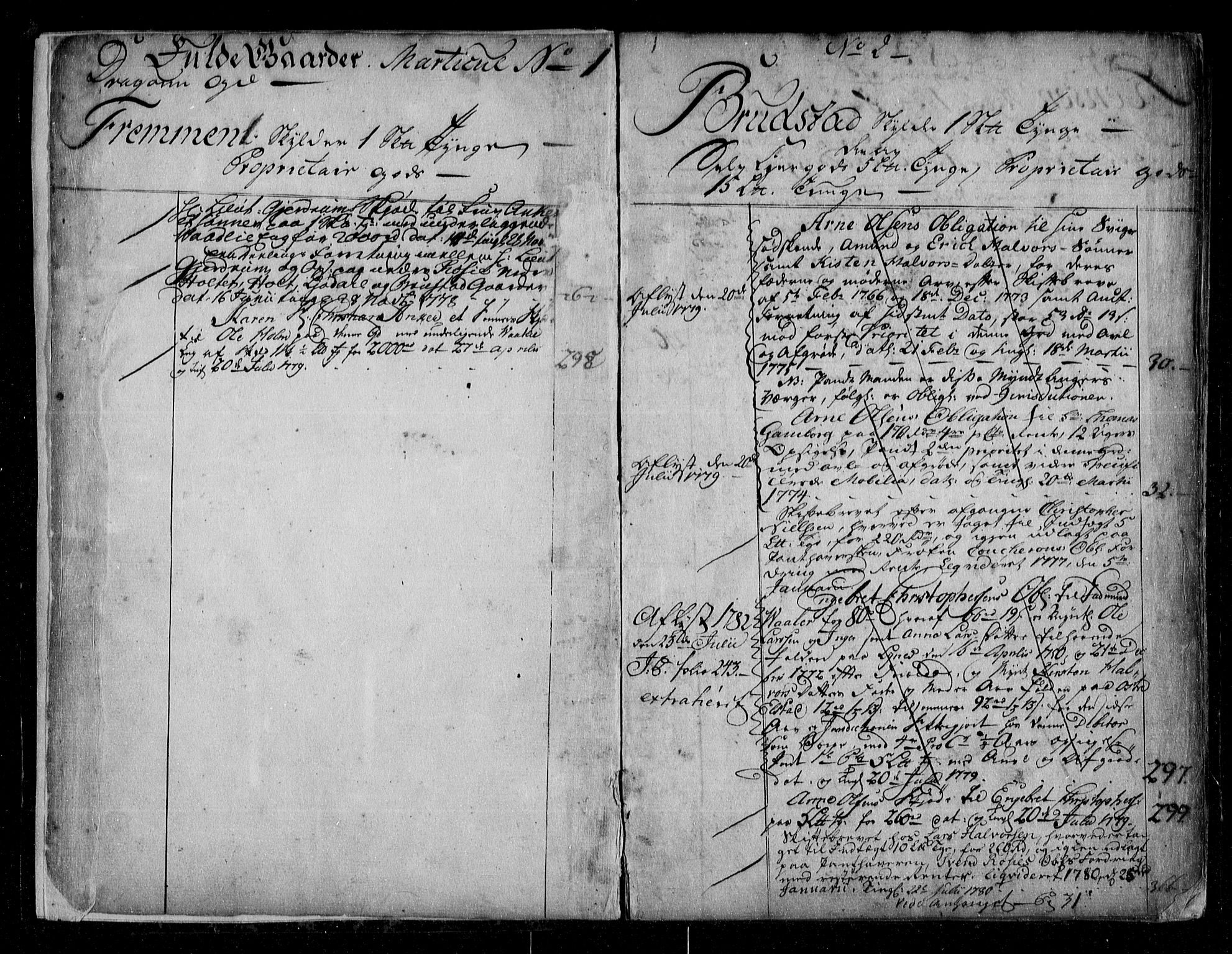 Øvre Romerike sorenskriveri, SAO/A-10649/G/Ga/Gaa/L0003: Panteregister nr. 3, 1774-1782