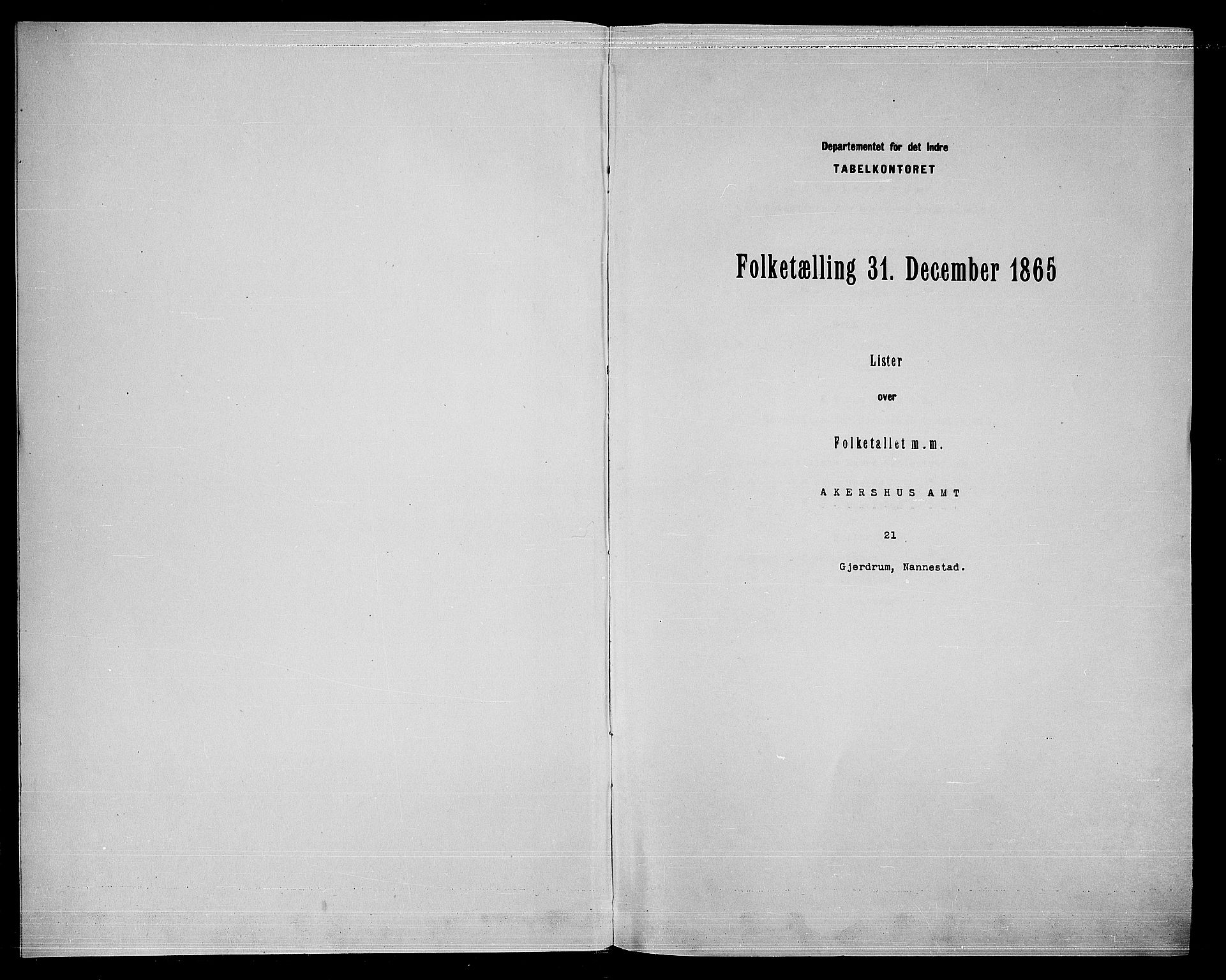 RA, Folketelling 1865 for 0234P Gjerdrum prestegjeld, 1865, s. 3