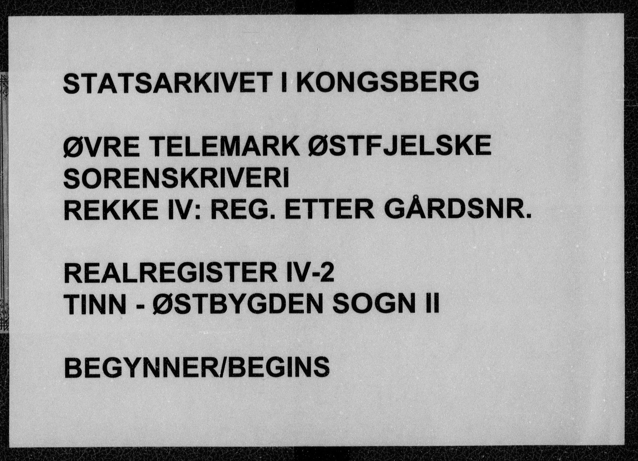 Øvre Telemark østfjelske sorenskriveri, SAKO/A-213/G/Gb/Gbd/L0002: Panteregister nr. IV 2