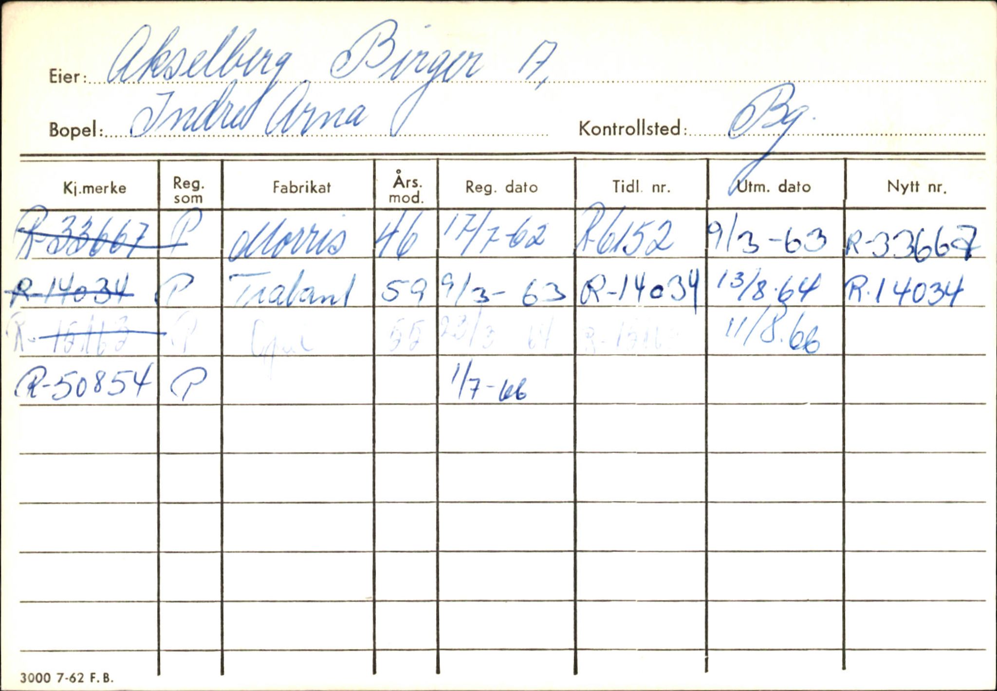 Statens vegvesen, Hordaland vegkontor, AV/SAB-A-5201/2/Ha/L0001: R-eierkort A, 1920-1971, s. 221