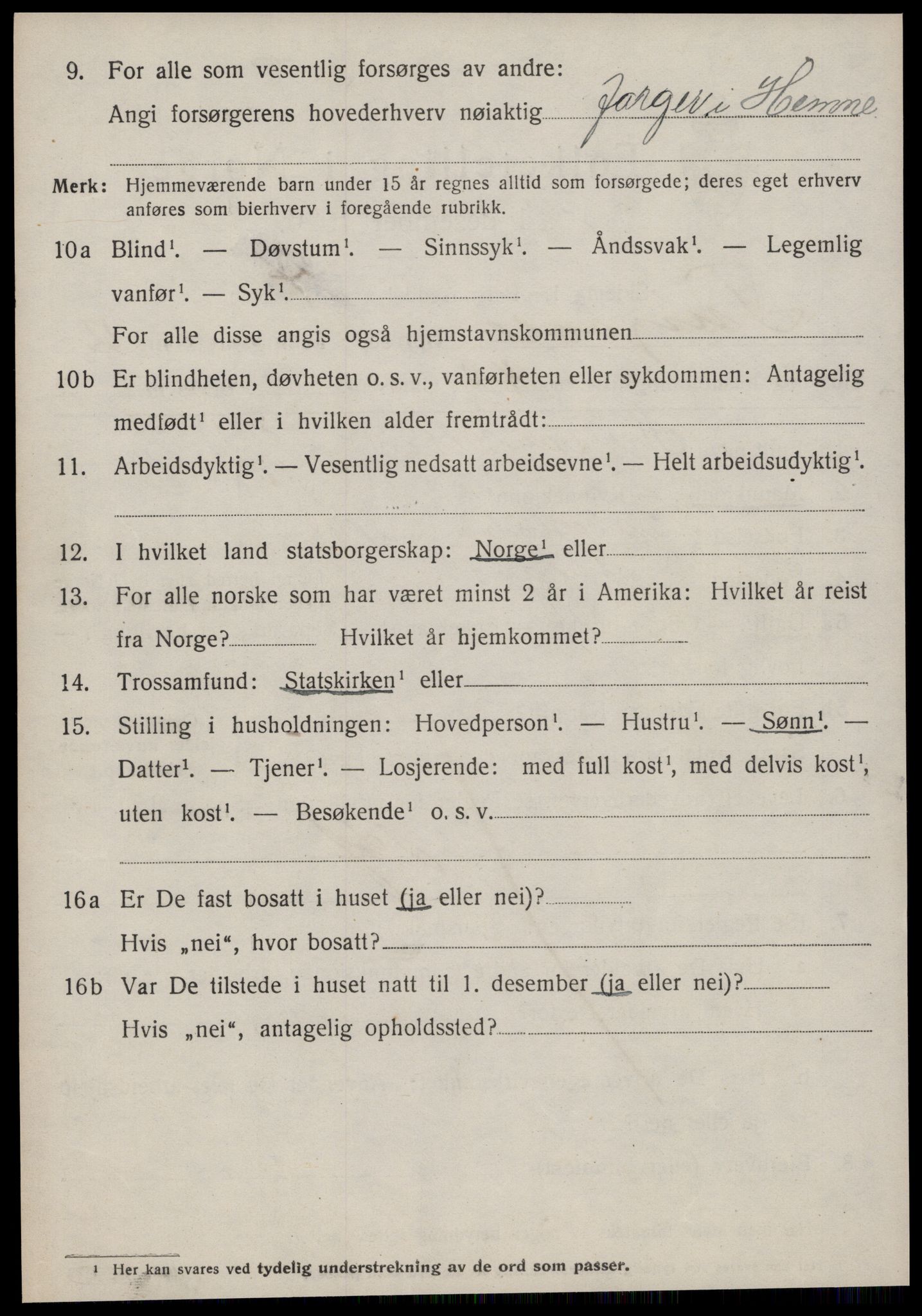 SAT, Folketelling 1920 for 1560 Tingvoll herred, 1920, s. 6535