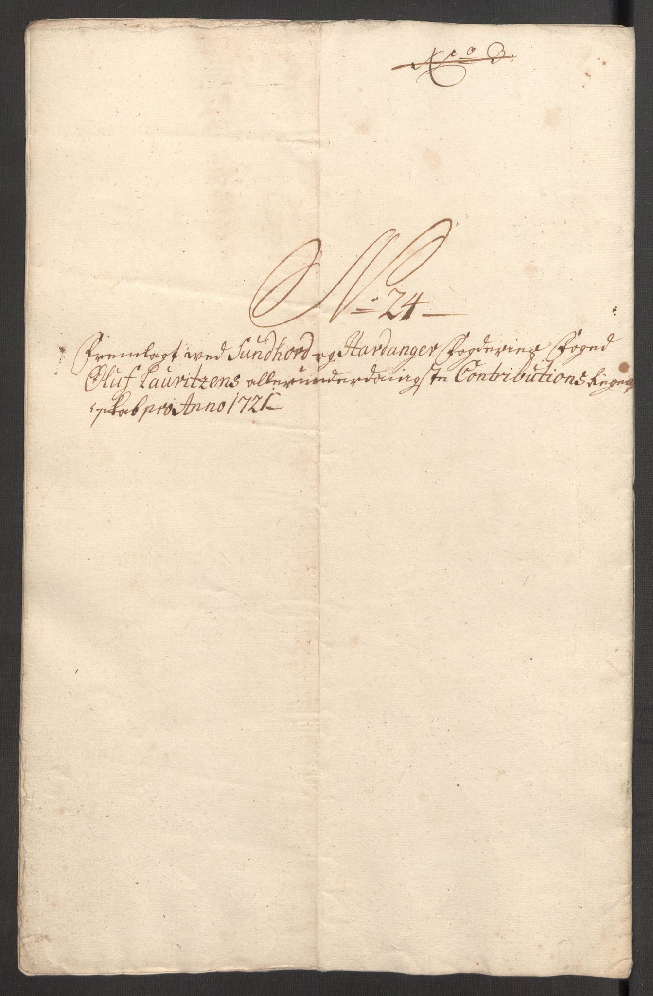 Rentekammeret inntil 1814, Reviderte regnskaper, Fogderegnskap, RA/EA-4092/R48/L3000: Fogderegnskap Sunnhordland og Hardanger, 1721, s. 166