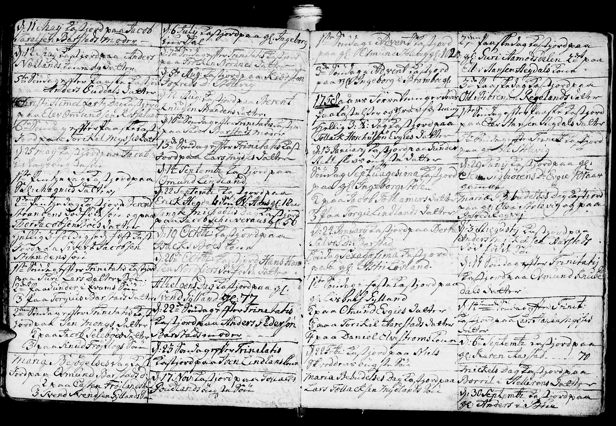 Sokndal sokneprestkontor, AV/SAST-A-101808: Ministerialbok nr. A 3, 1740-1806