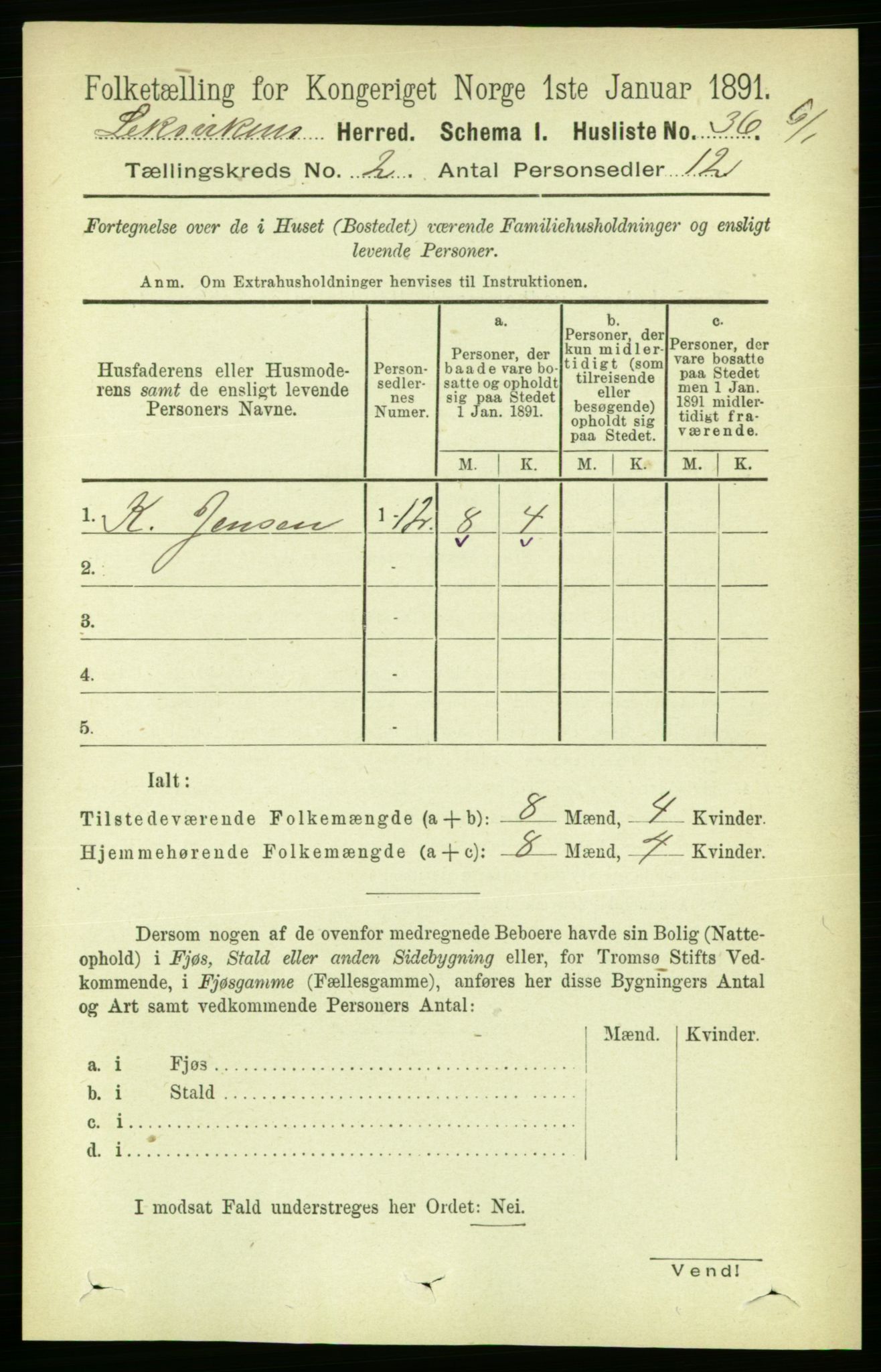 RA, Folketelling 1891 for 1718 Leksvik herred, 1891, s. 635