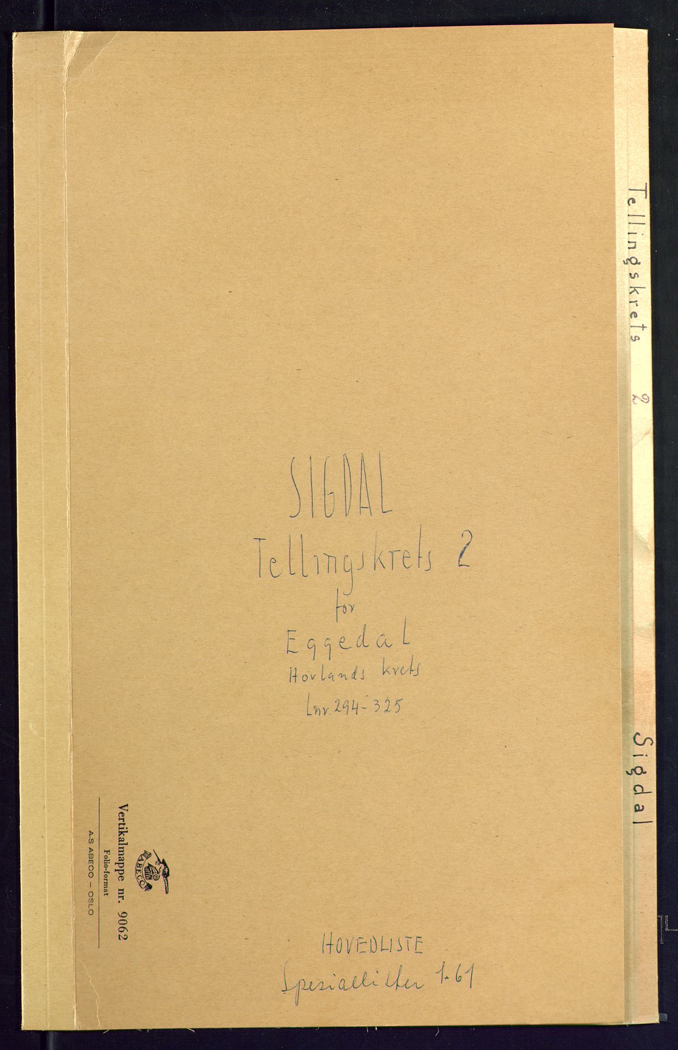 SAKO, Folketelling 1875 for 0621P Sigdal prestegjeld, 1875, s. 57