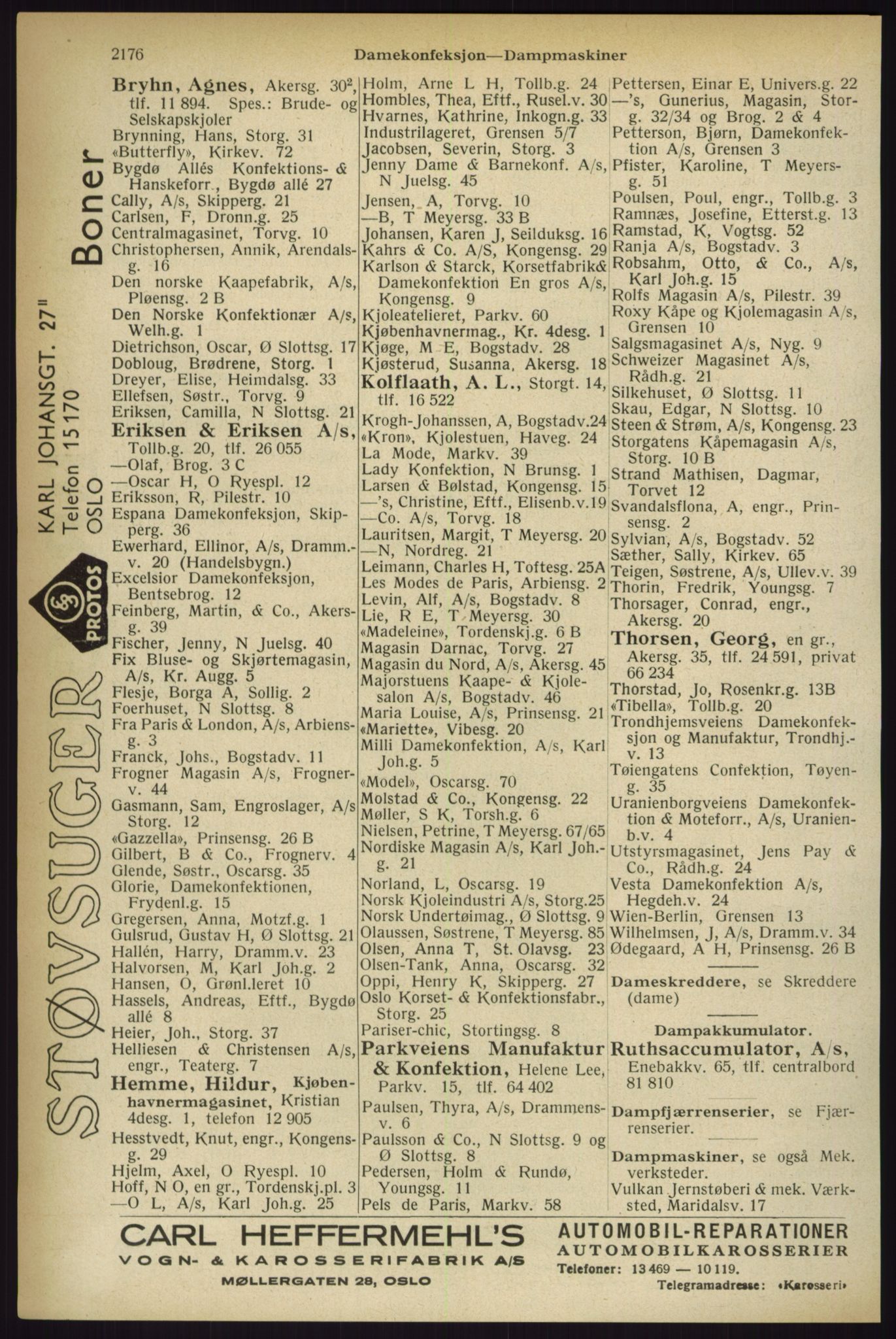 Kristiania/Oslo adressebok, PUBL/-, 1933, s. 2176